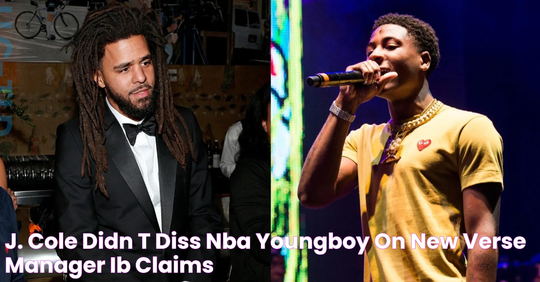 J. Cole Didn't Diss NBA YoungBoy On New Verse, Manager Ib Claims