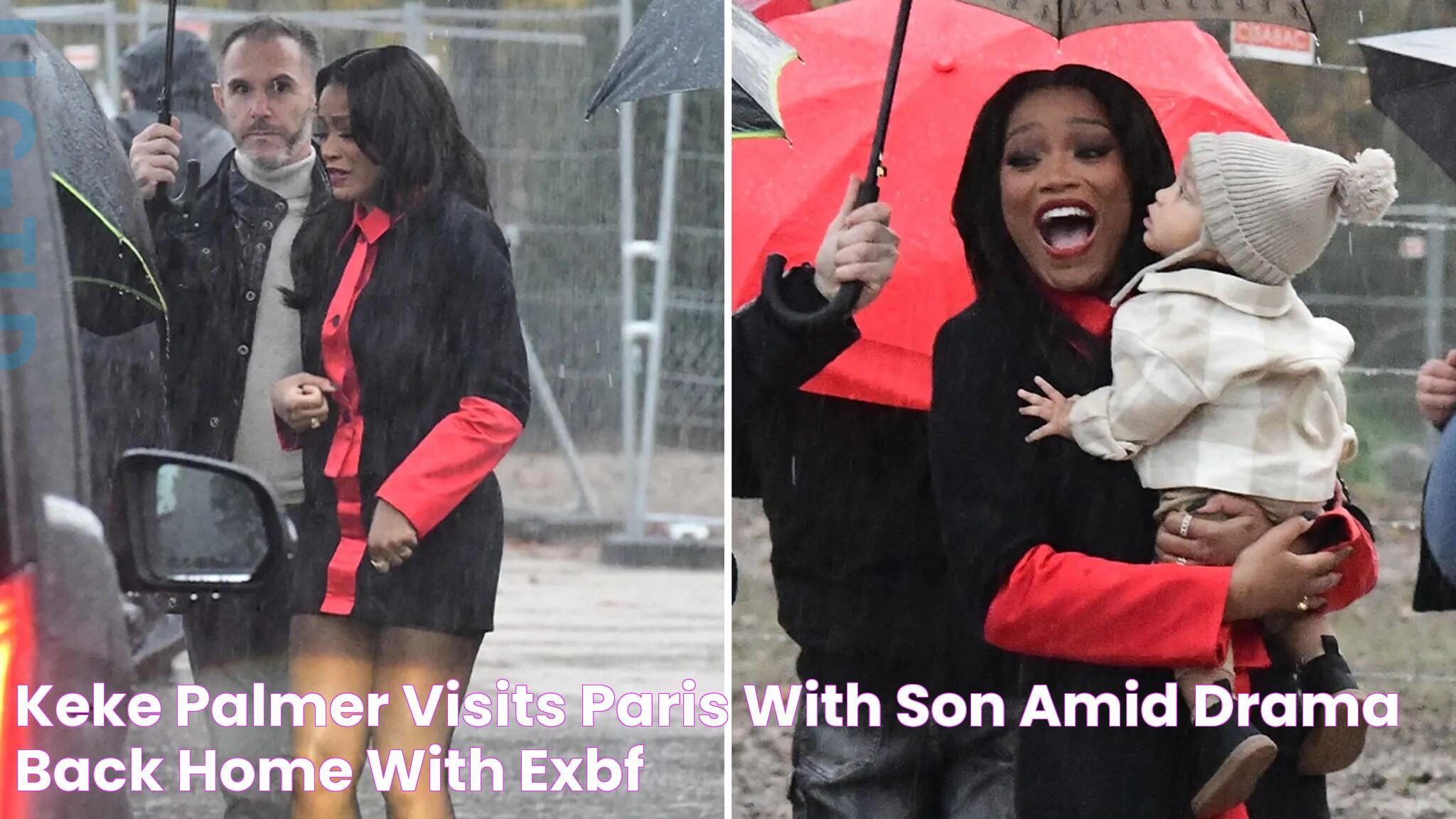 Keke Palmer Visits Paris With Son Amid Drama Back Home With ExBF