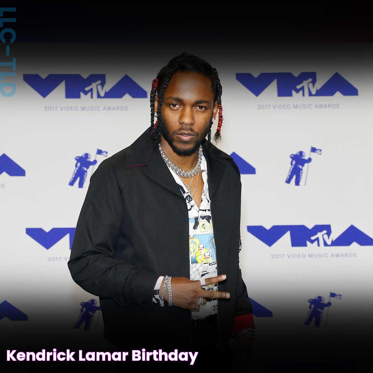 Kendrick Lamar Birthday