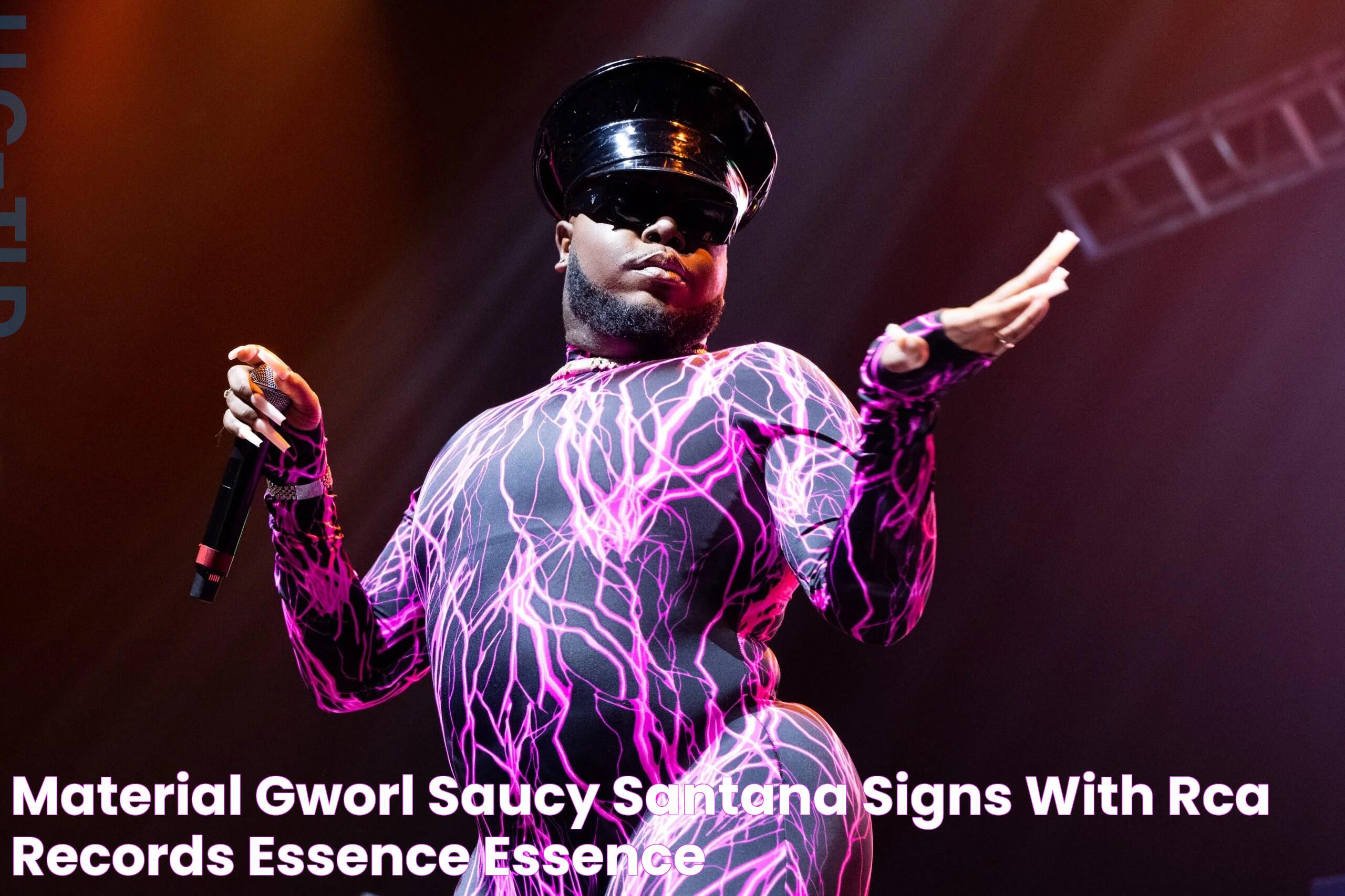 Material Gworl! Saucy Santana Signs With RCA Records Essence Essence