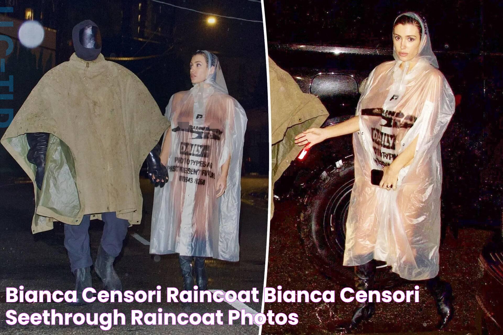 Bianca Censori Raincoat: A Fusion Of Style And Functionality