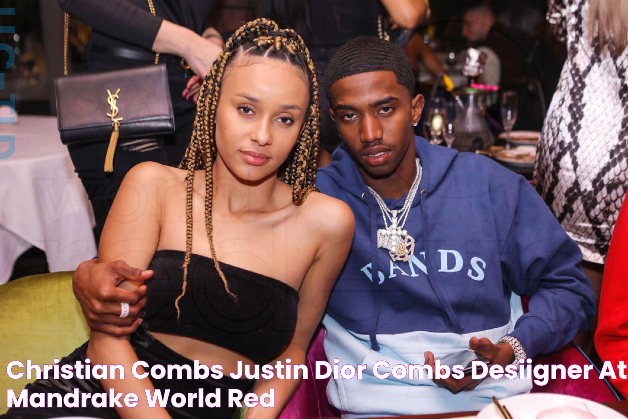 Christian Combs, Justin Dior Combs, & Desiigner at Mandrake World Red