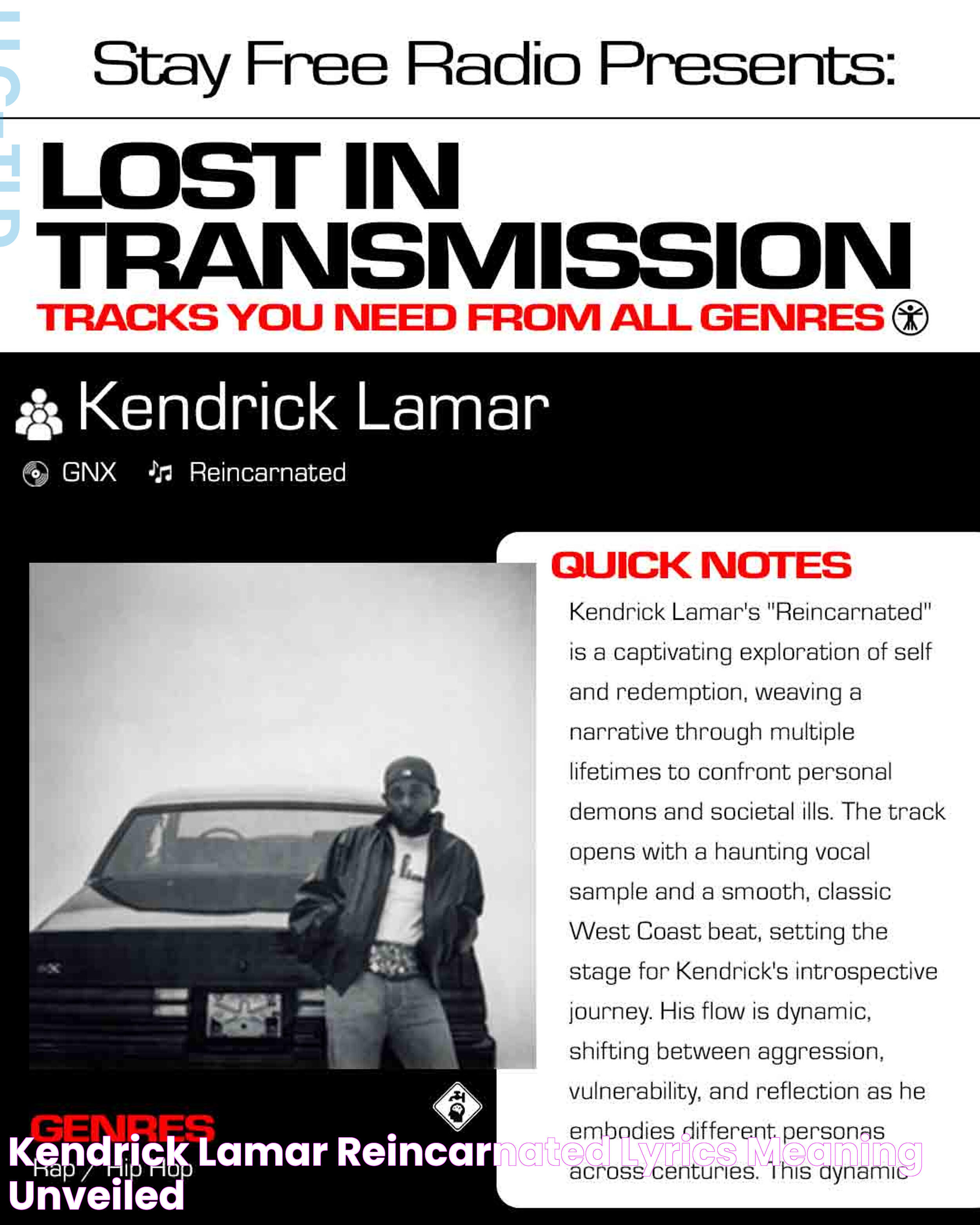 Kendrick Lamar Reincarnated Lyrics Meaning Unveiled