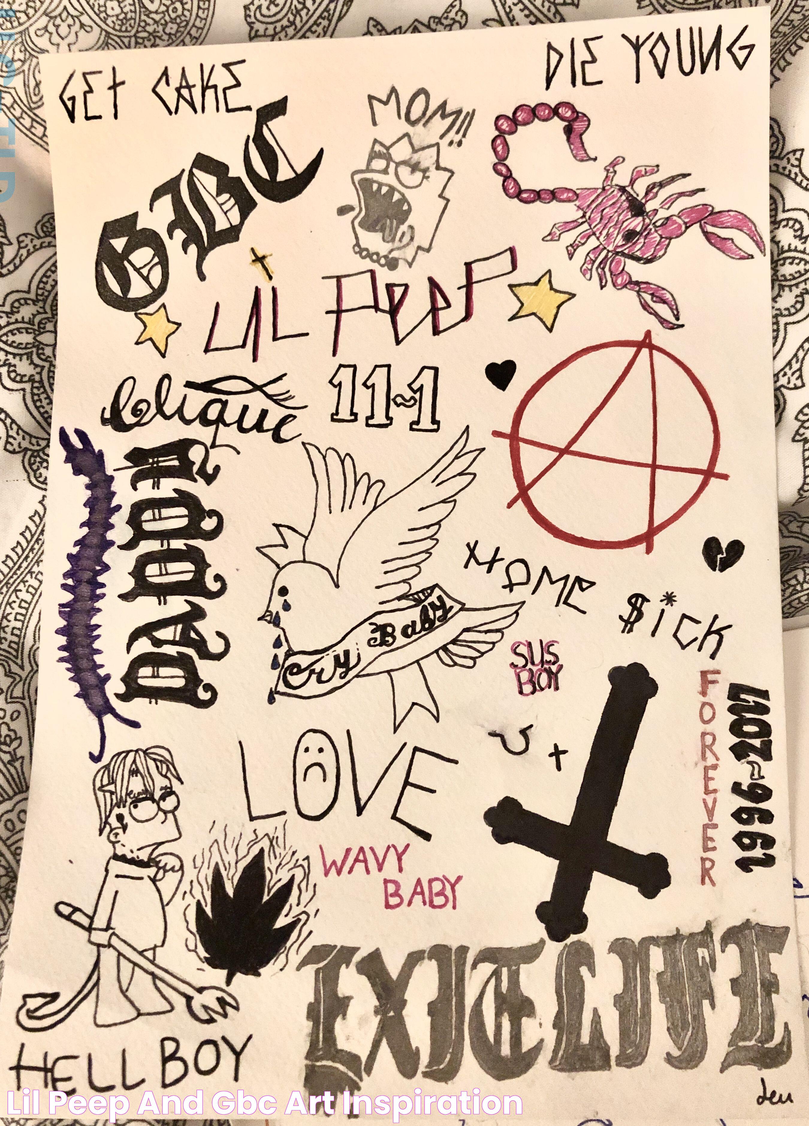 Intriguing Lil Peep Tattoos: A Legacy Etched In Ink