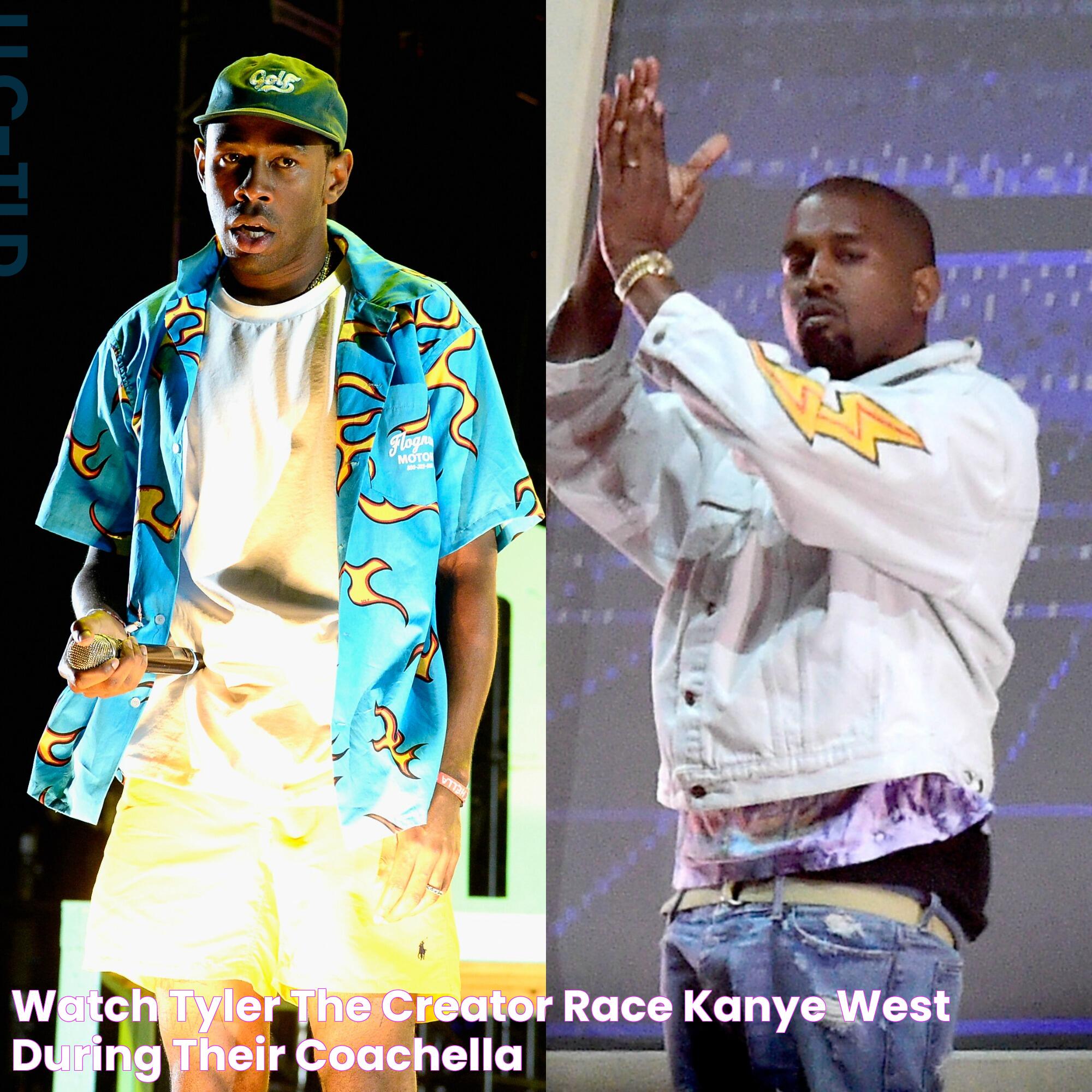 Watch Tyler, The Creator Race Kanye West During Their Coachella