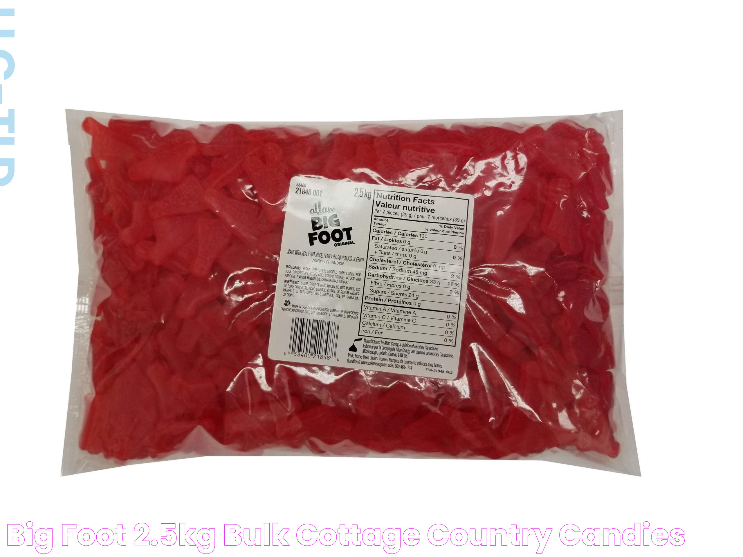 Big Foot 2.5KG Bulk Cottage Country Candies