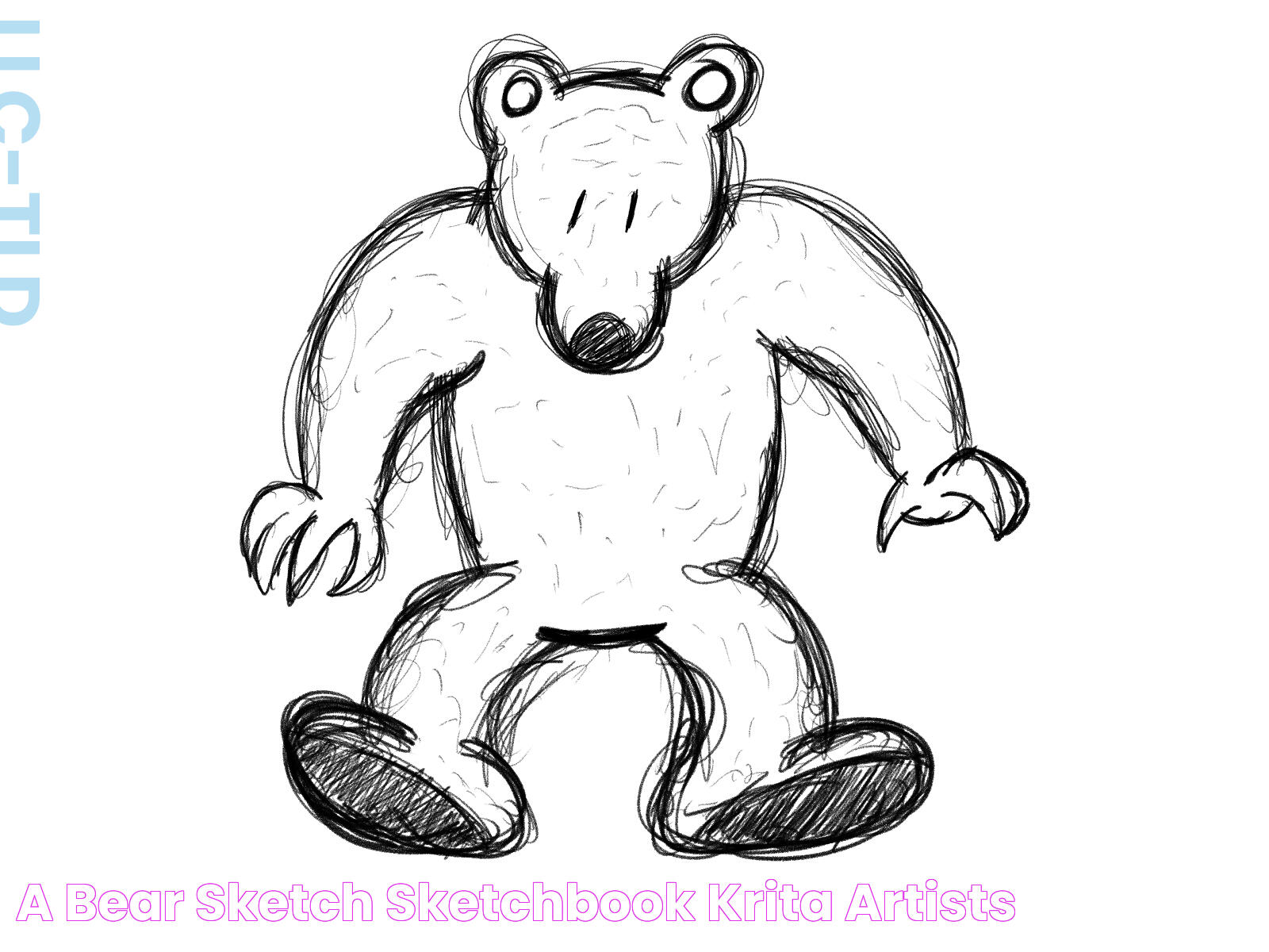 A Bear Sketch sketchbook Krita Artists