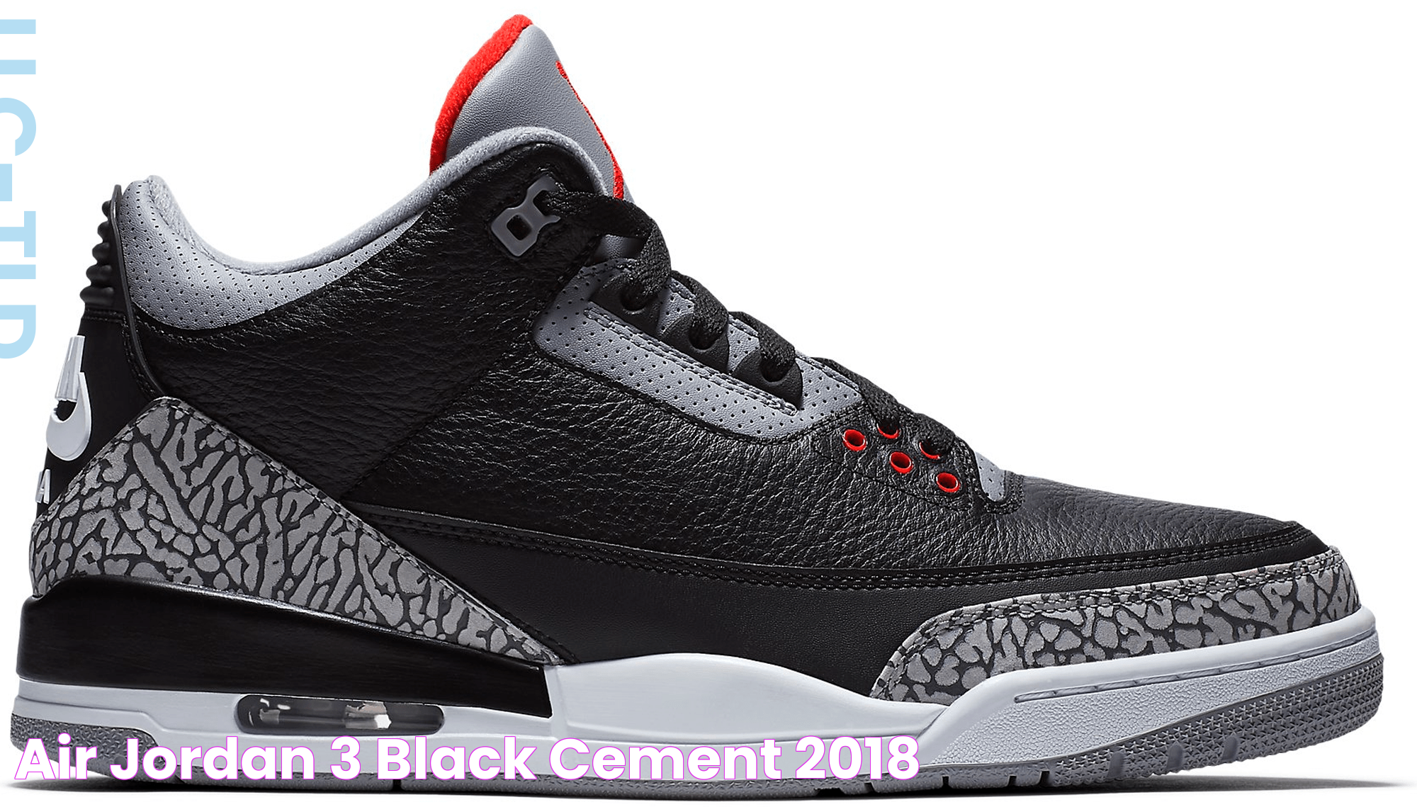 Revolutionary Kids' Air Jordan 3 Retro OG Black Cement 2018 854262-001: A Sneaker Phenomenon