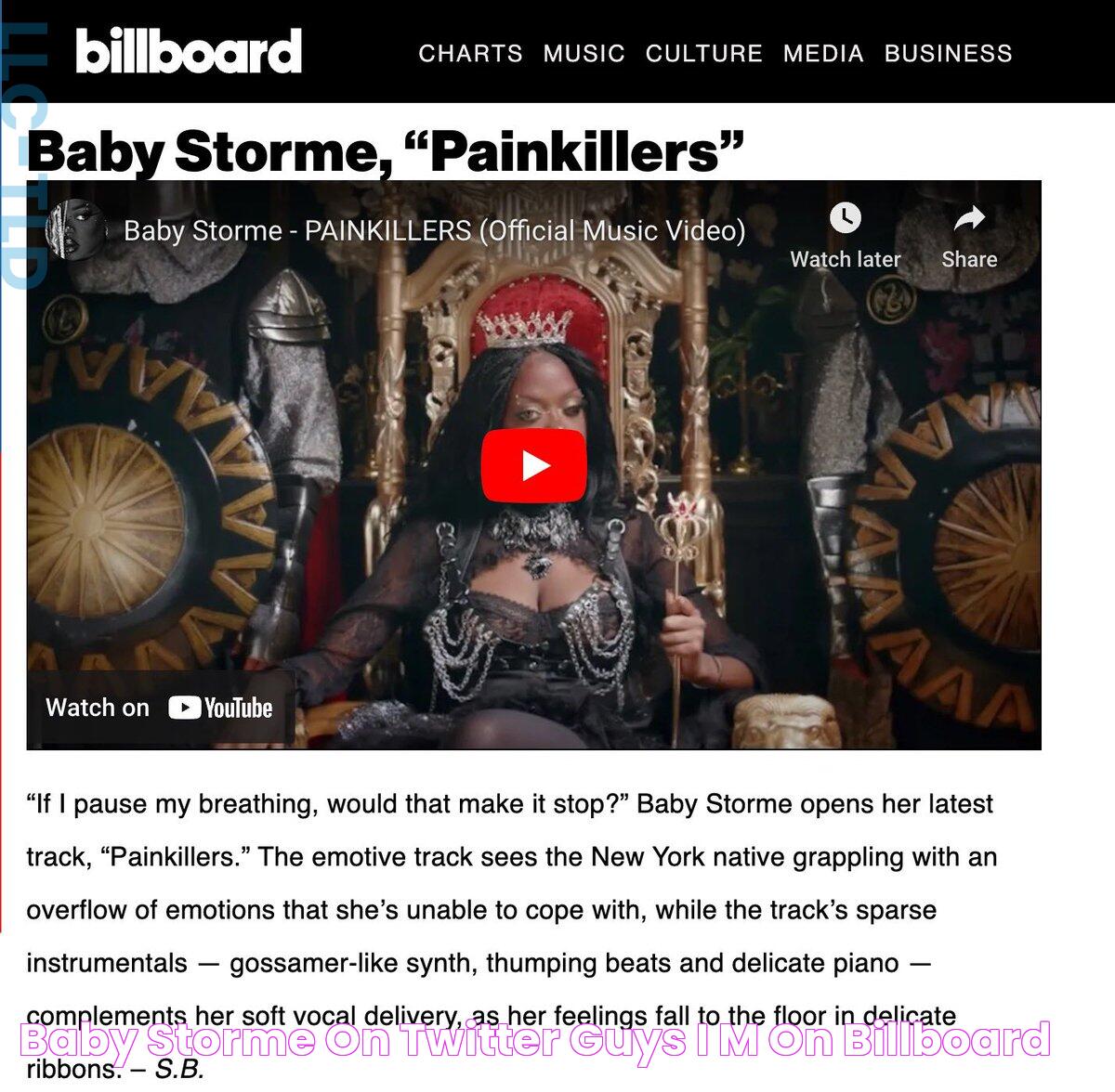 Baby Storme on Twitter "guys…… i’m on billboard 🥺"