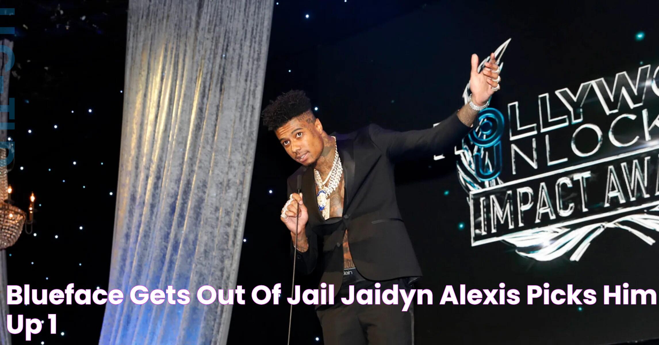 Blueface Gets Out Of Jail, Jaidyn Alexis Picks Him Up