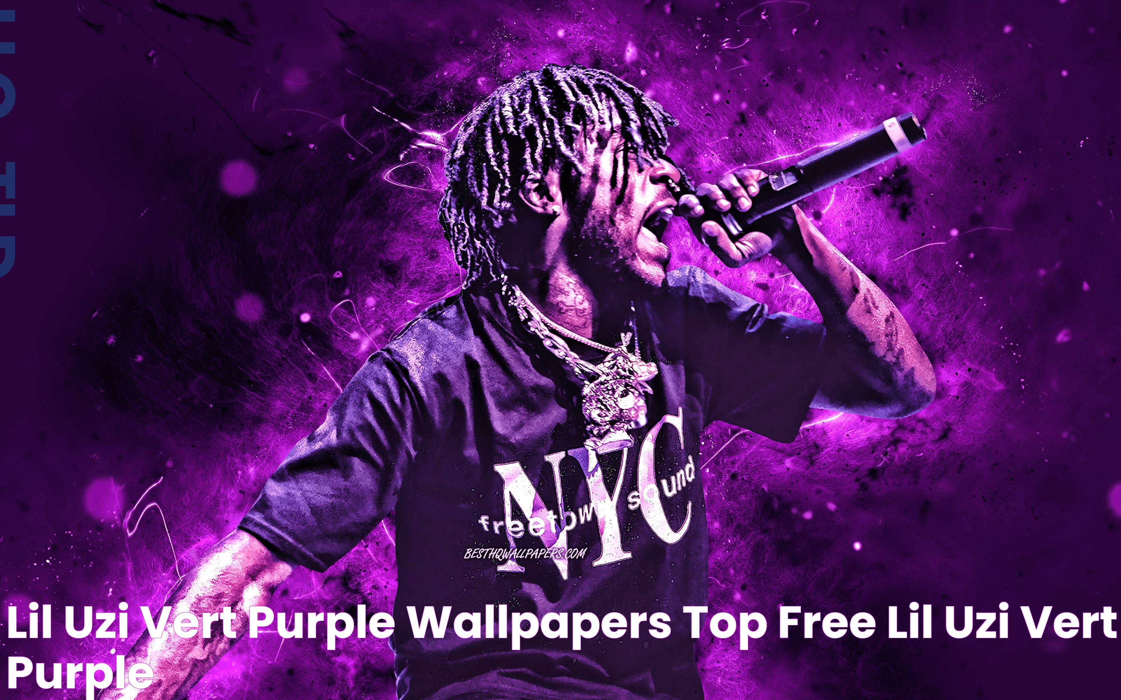 Lil Uzi Vert Purple Wallpapers Top Free Lil Uzi Vert Purple