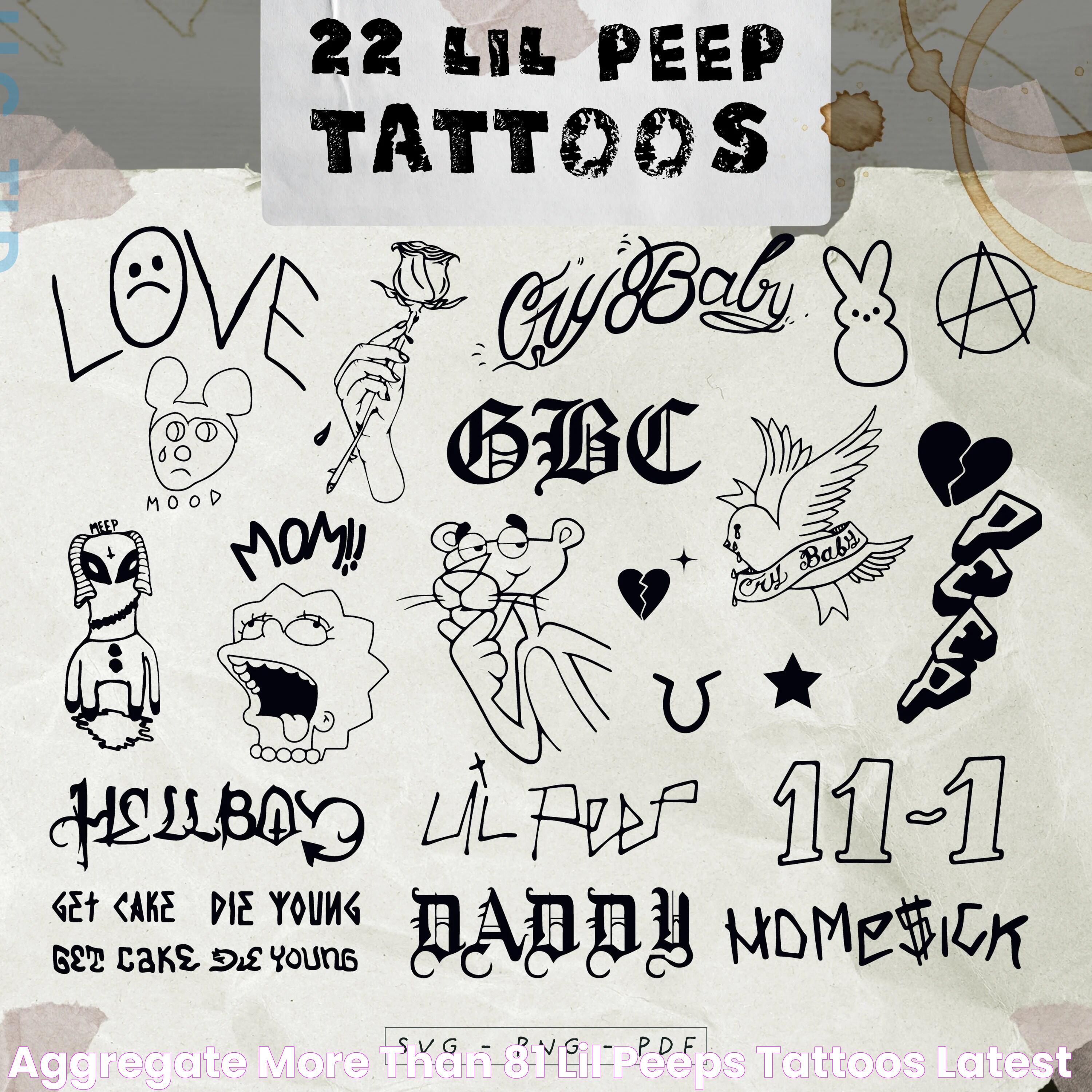 Intriguing Artistry: Lil Peep's Tattoos And Their Symbolic Significance