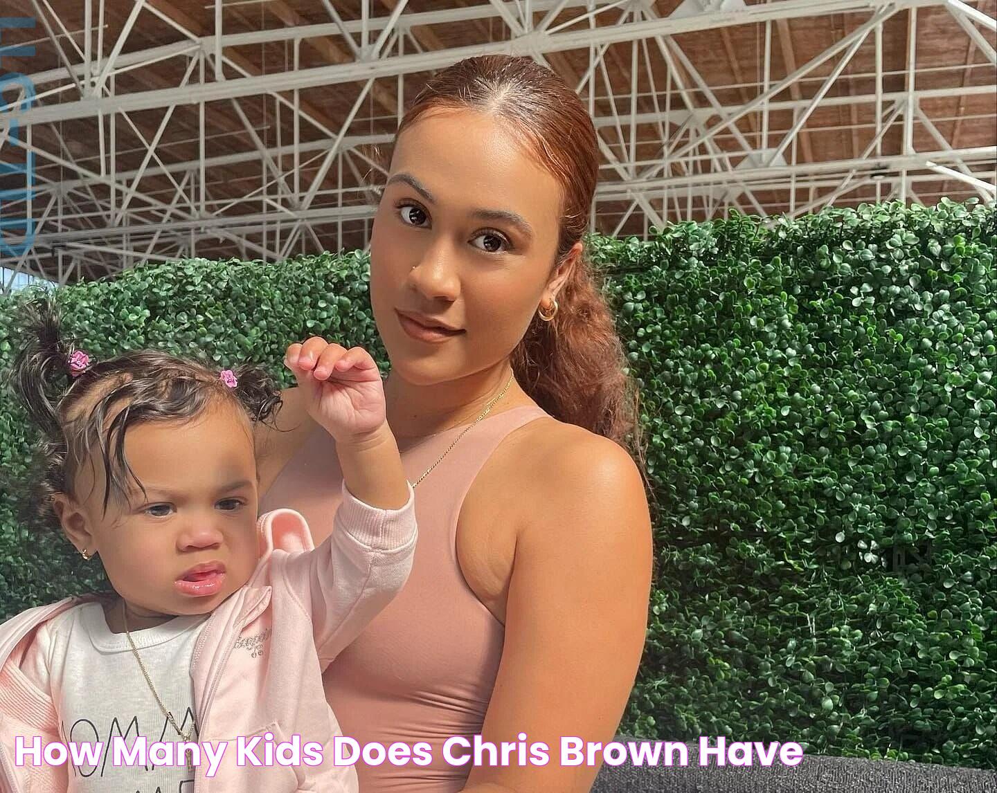 How many kids does Chris Brown have?