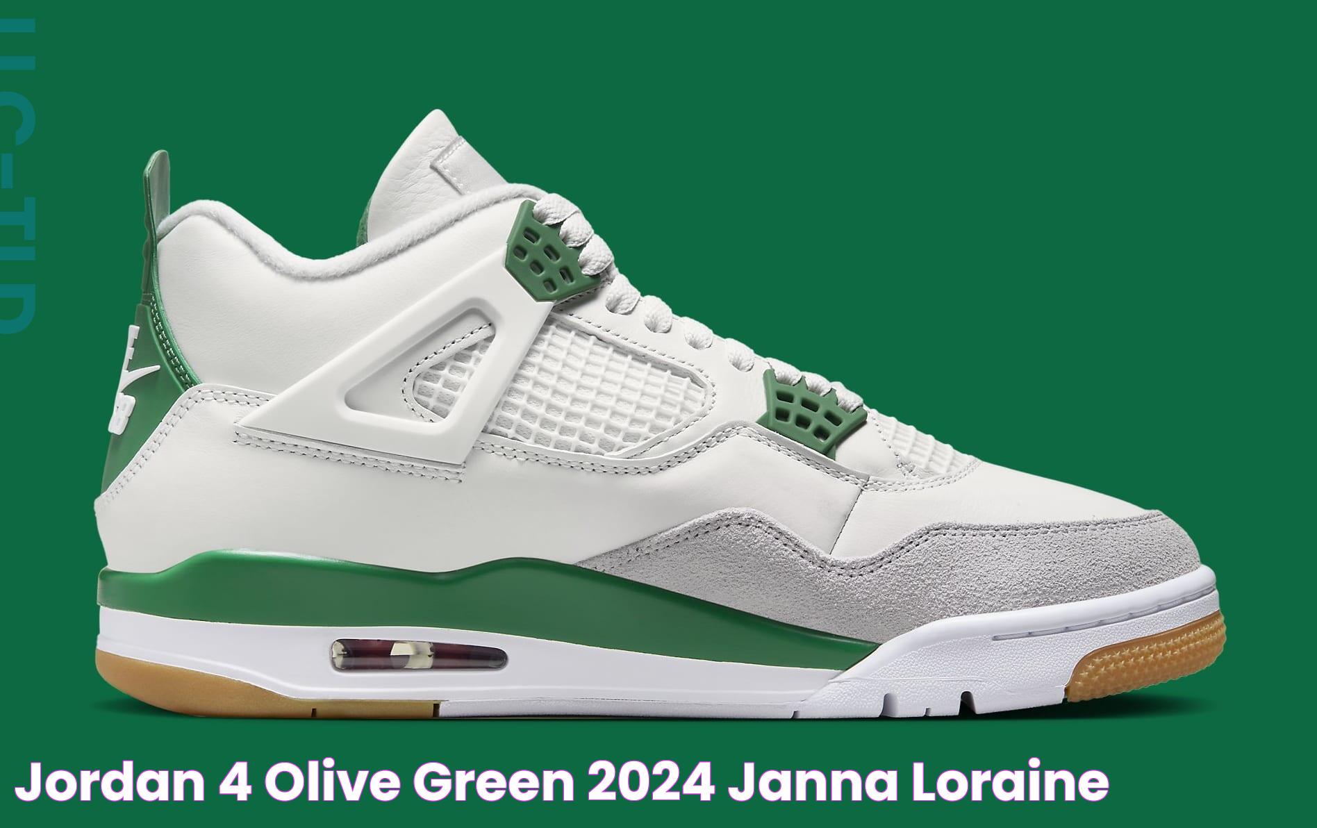 Jordan 4 Olive Green 2024 Janna Loraine