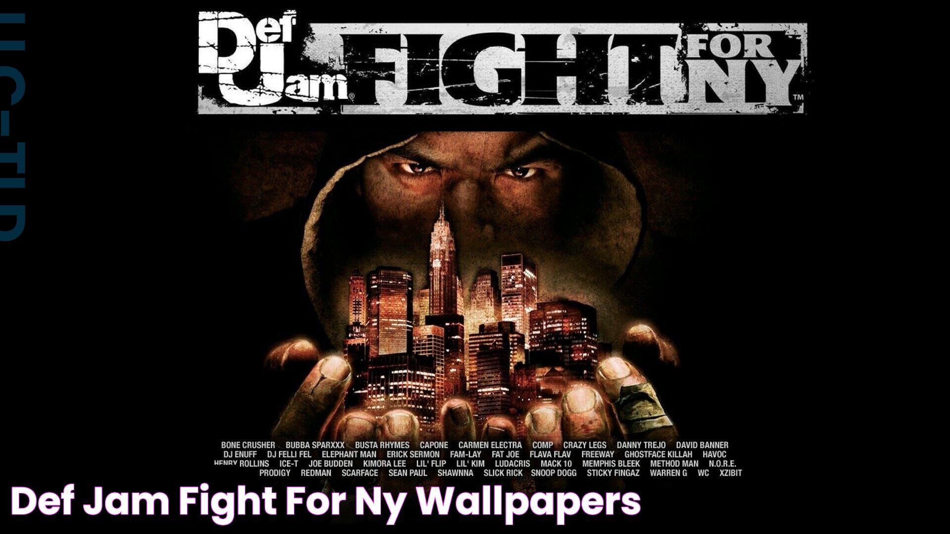 Def Jam Fight For NY Wallpapers