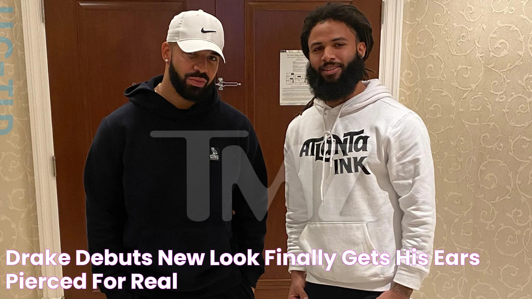 Drake Debuts New Look, Finally Gets His Ears Pierced For Real