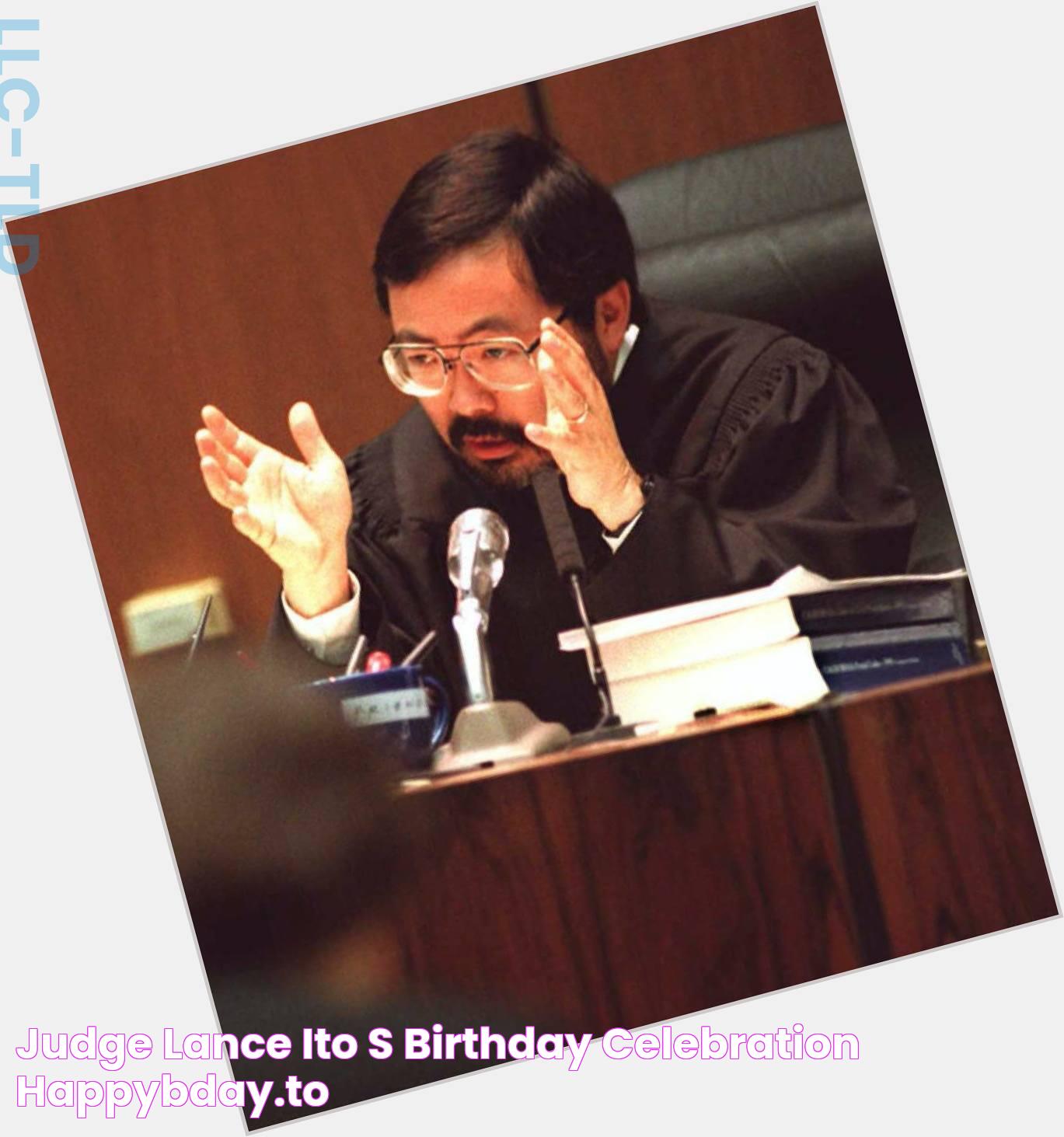 Insights Into Judge Lance Ito: The Man Behind The Bench