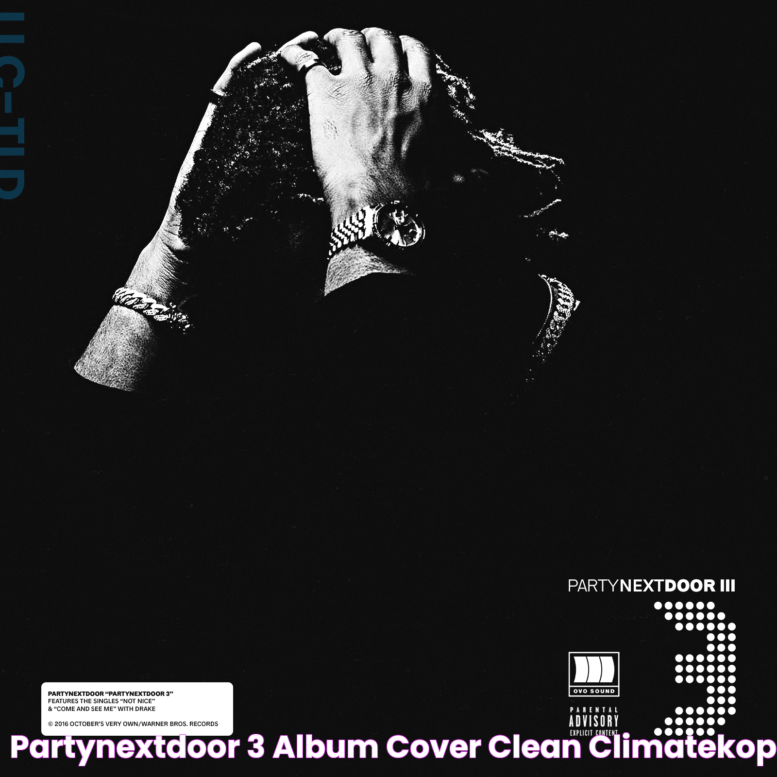 Partynextdoor 3 album cover clean climatekop