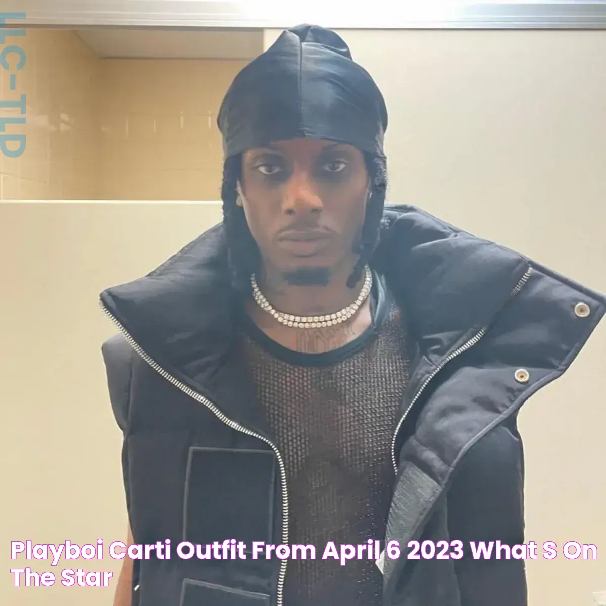 Playboi Carti Outfit from April 6, 2023 WHAT’S ON THE STAR?