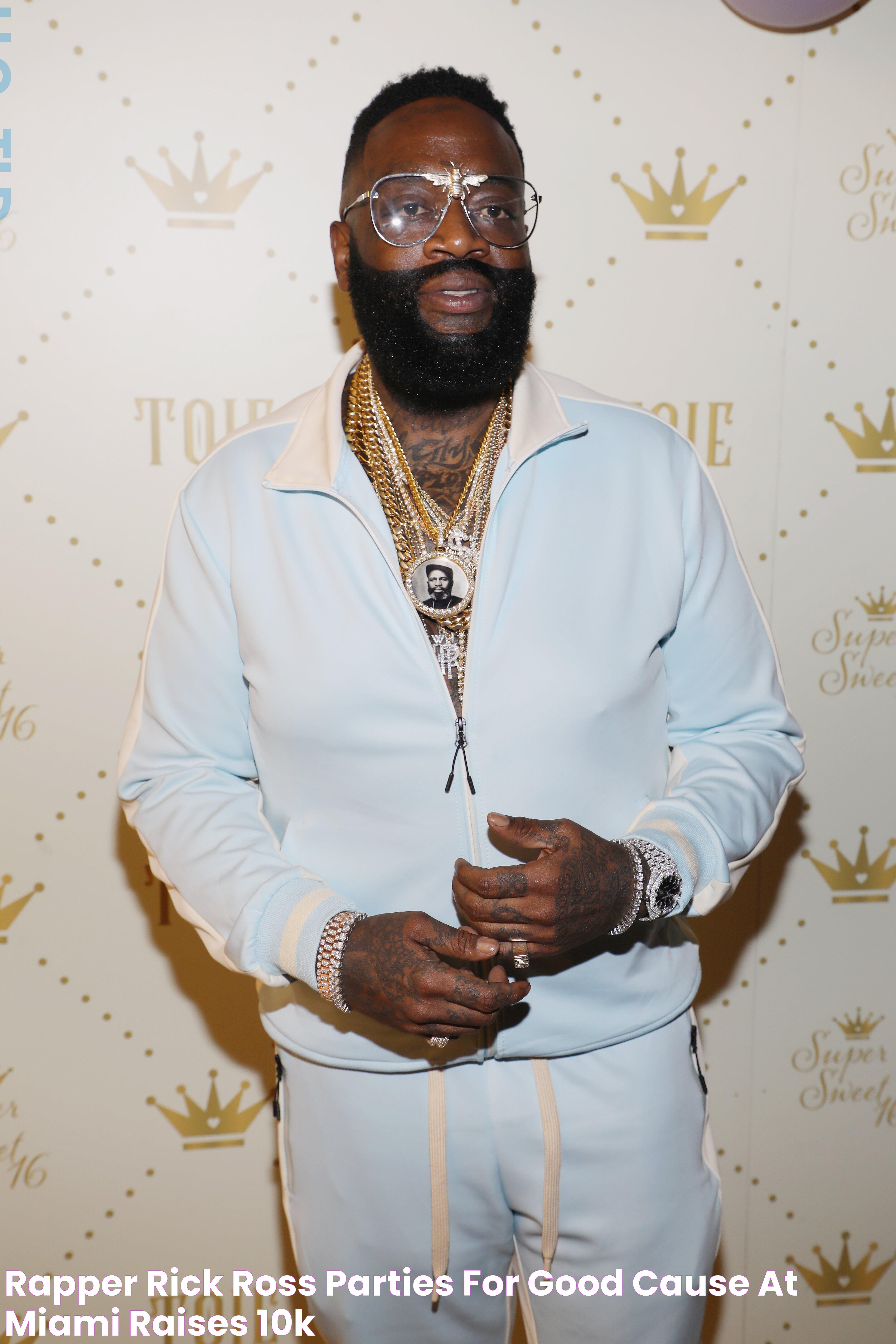 Rapper Rick Ross Parties for Good Cause at Miami Raises 10k