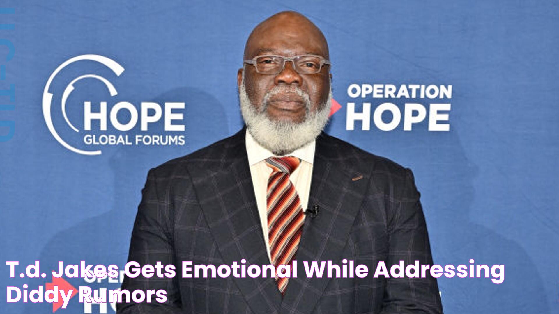 TD Jakes And Diddy: Influential Figures In Faith And Entertainment