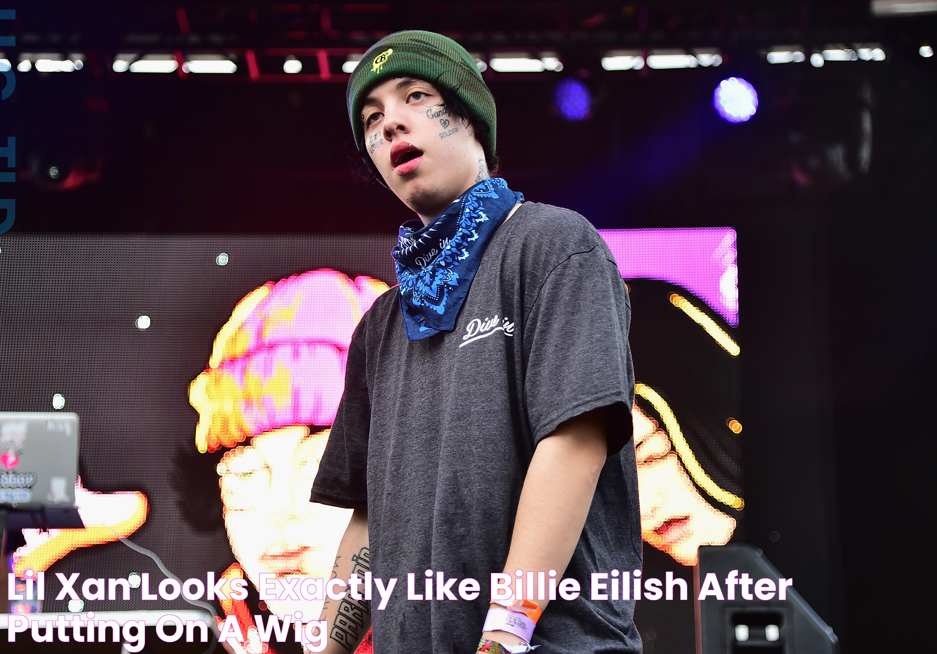 Lil Xan Looks Exactly Like Billie Eilish After Putting On A Wig