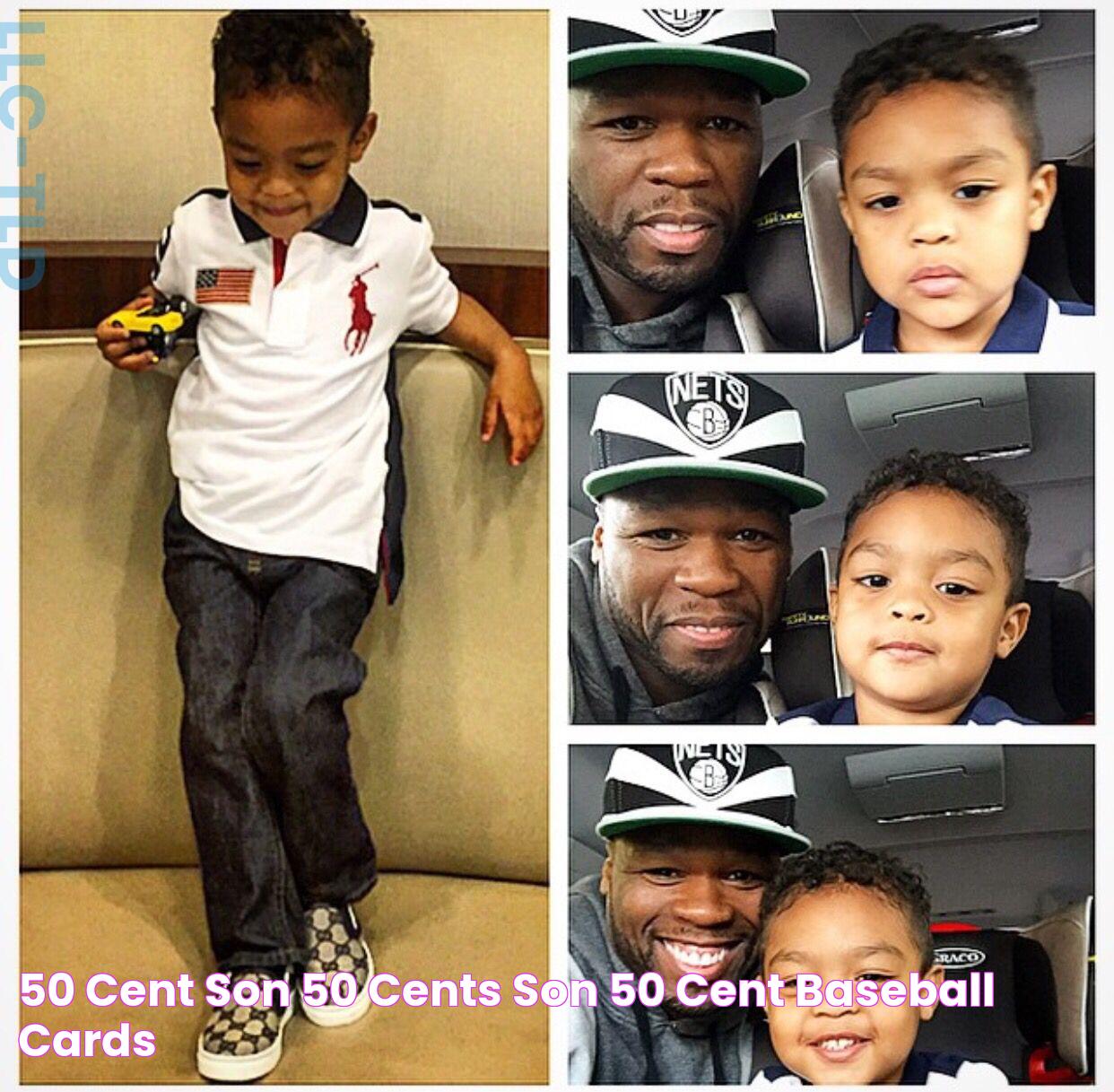 50 cent & son 50 cents son, 50 cent, Baseball cards