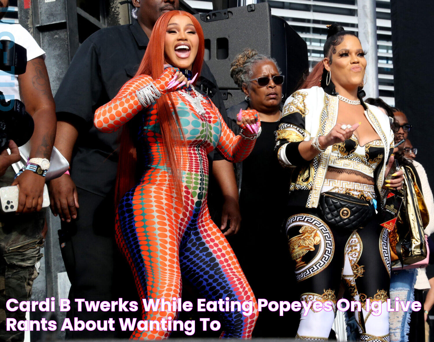 Cardi B Twerks While Eating Popeyes On IG Live, Rants About Wanting To