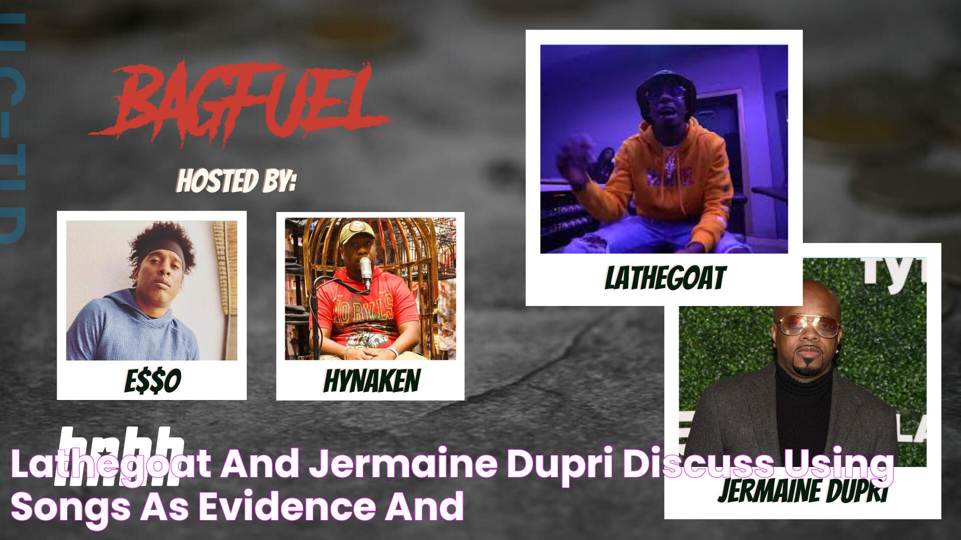 LATHEGOAT And Jermaine Dupri Discuss Using Songs As Evidence And