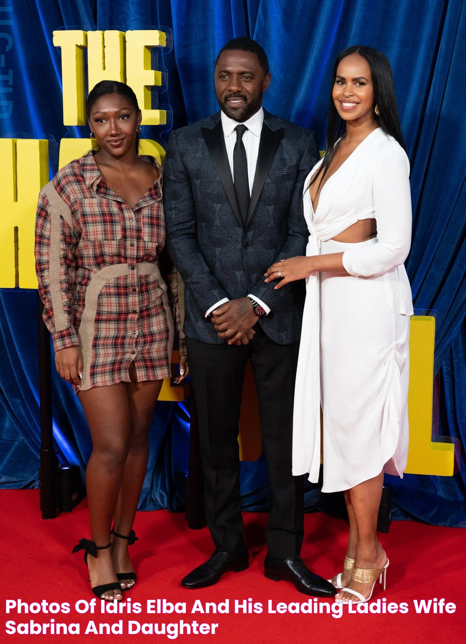 Photos Of Idris Elba And His Leading Ladies, Wife Sabrina And Daughter