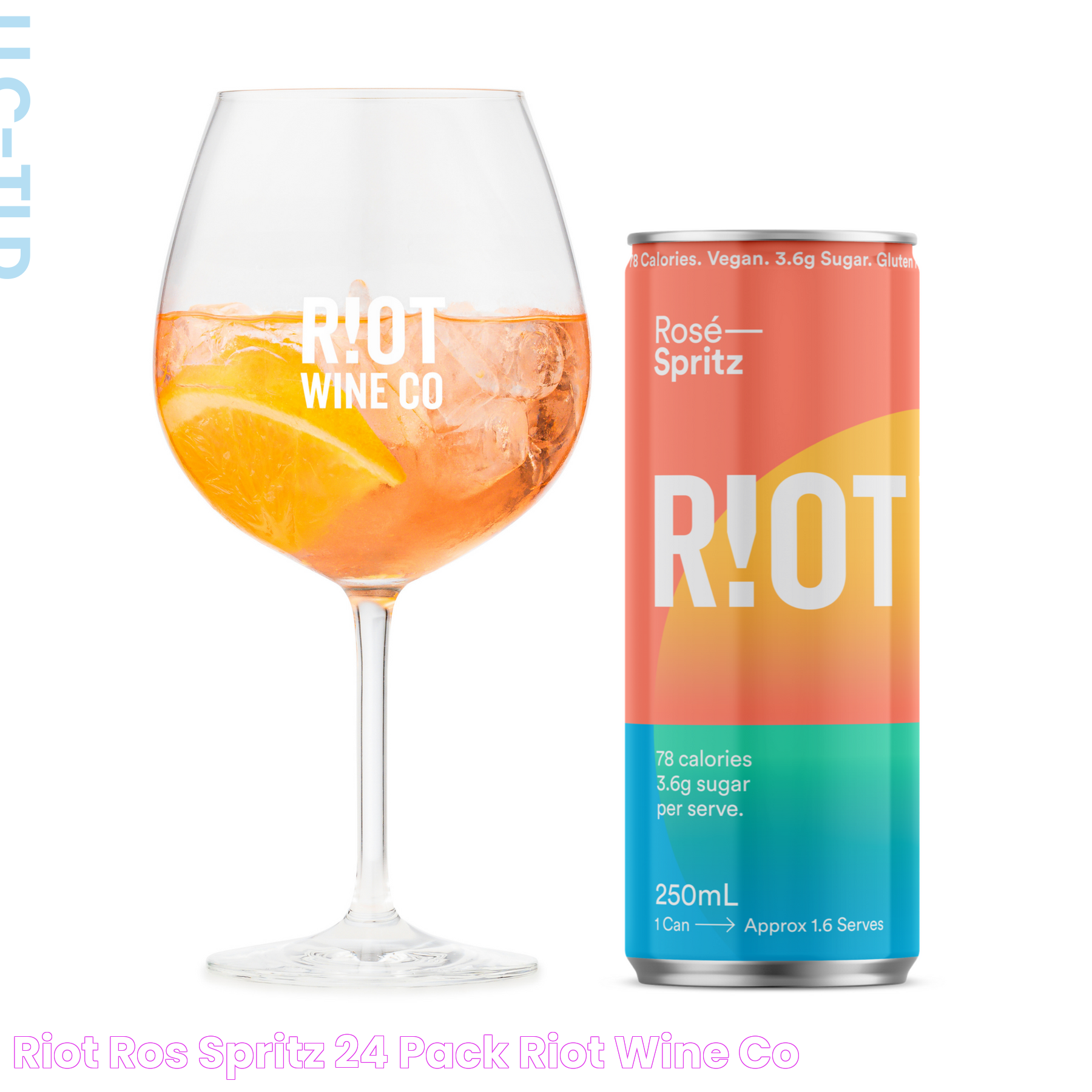 RIOT Rosé Spritz 24 Pack Riot Wine Co