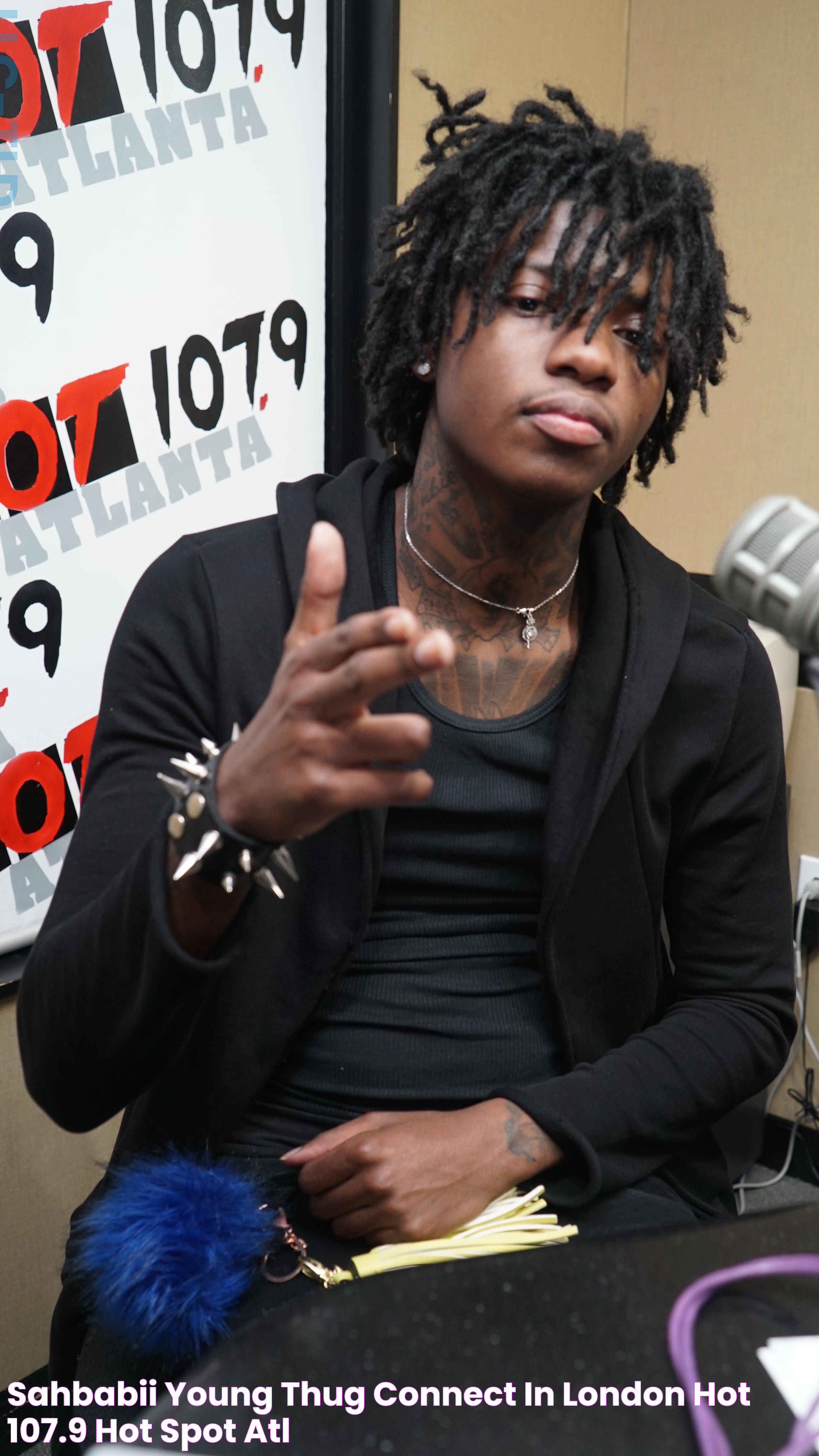 SahBabii & Young Thug Connect In London Hot 107.9 Hot Spot ATL