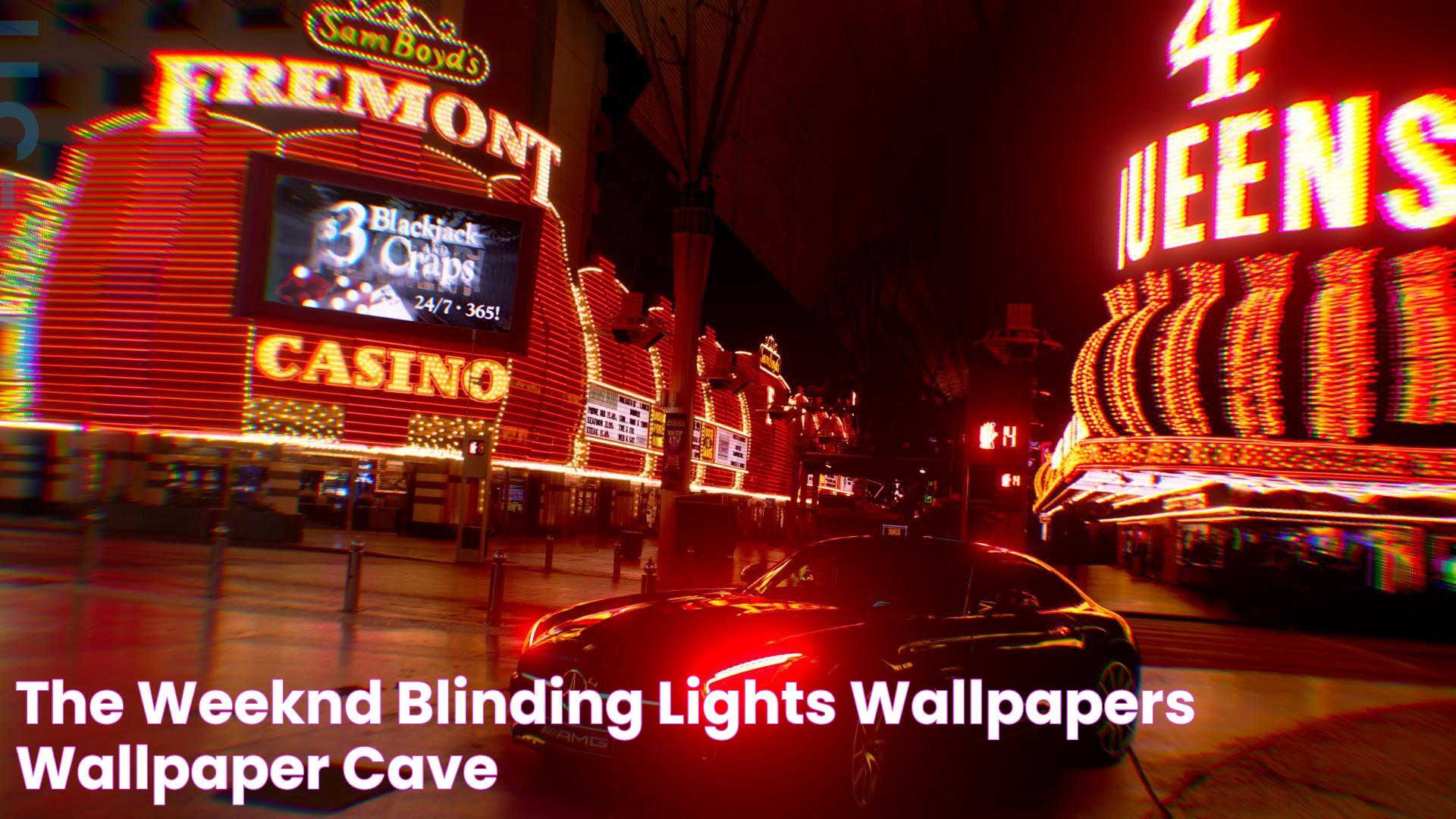 The Weeknd Blinding Lights Wallpapers Wallpaper Cave