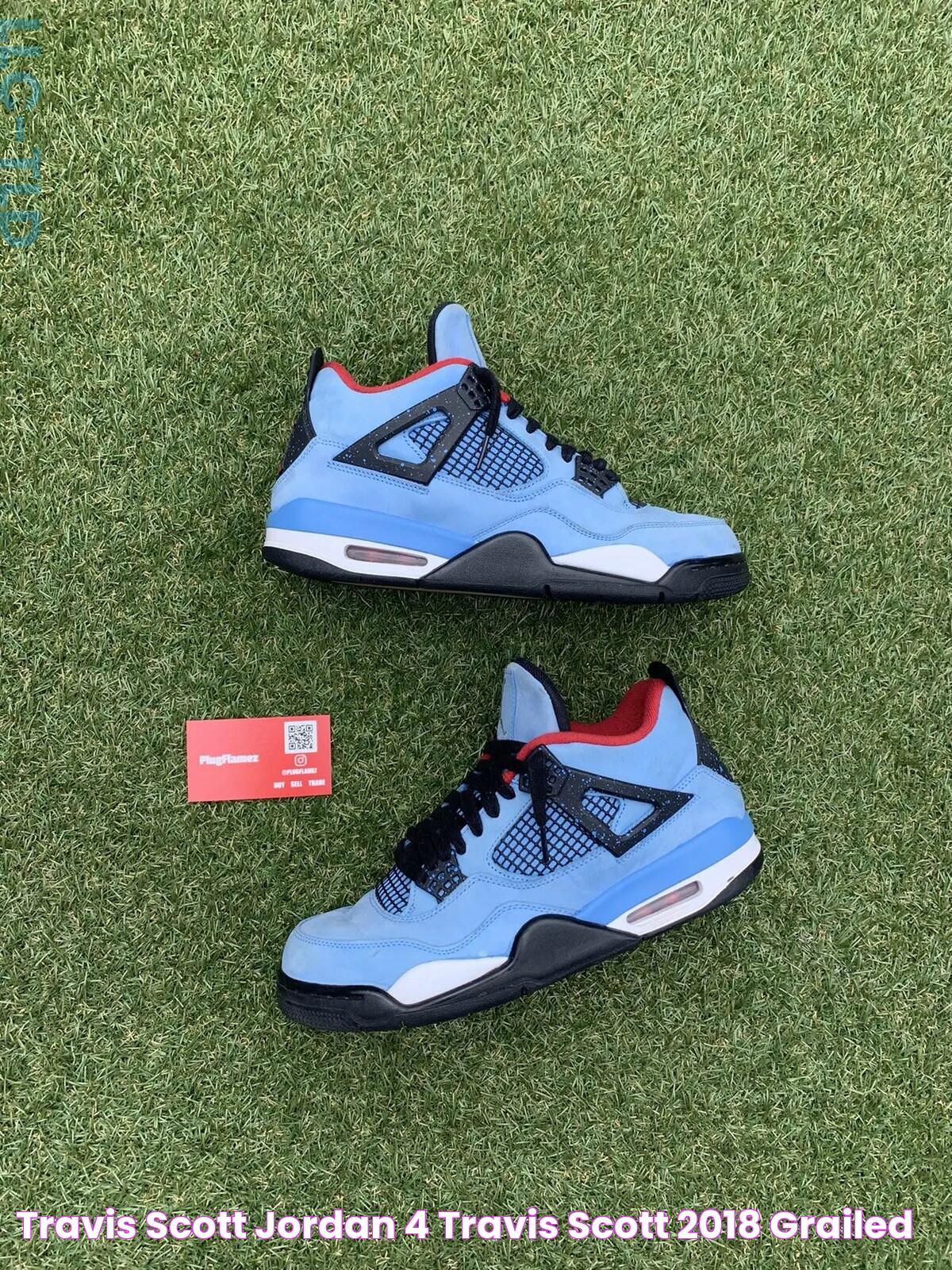 Travis Scott Jordan 4 Travis Scott 2018 Grailed