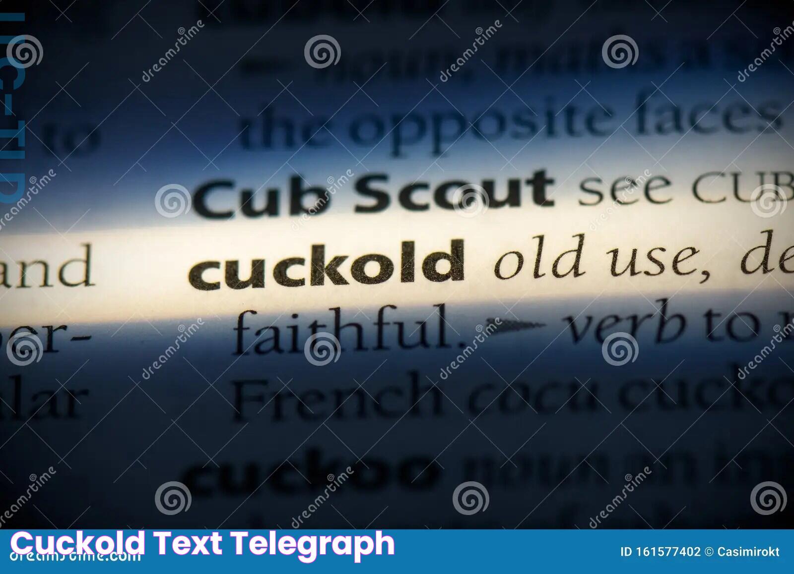 Cuckold Text Telegraph