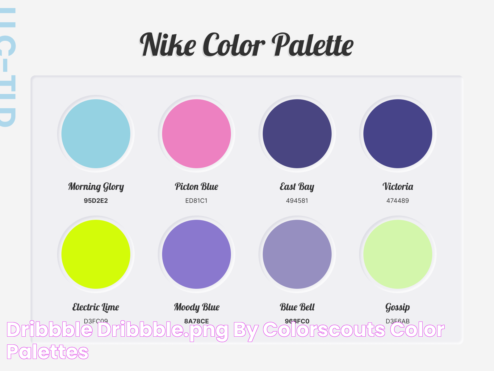 Dribbble Dribbble.png by Colorscouts Color Palettes