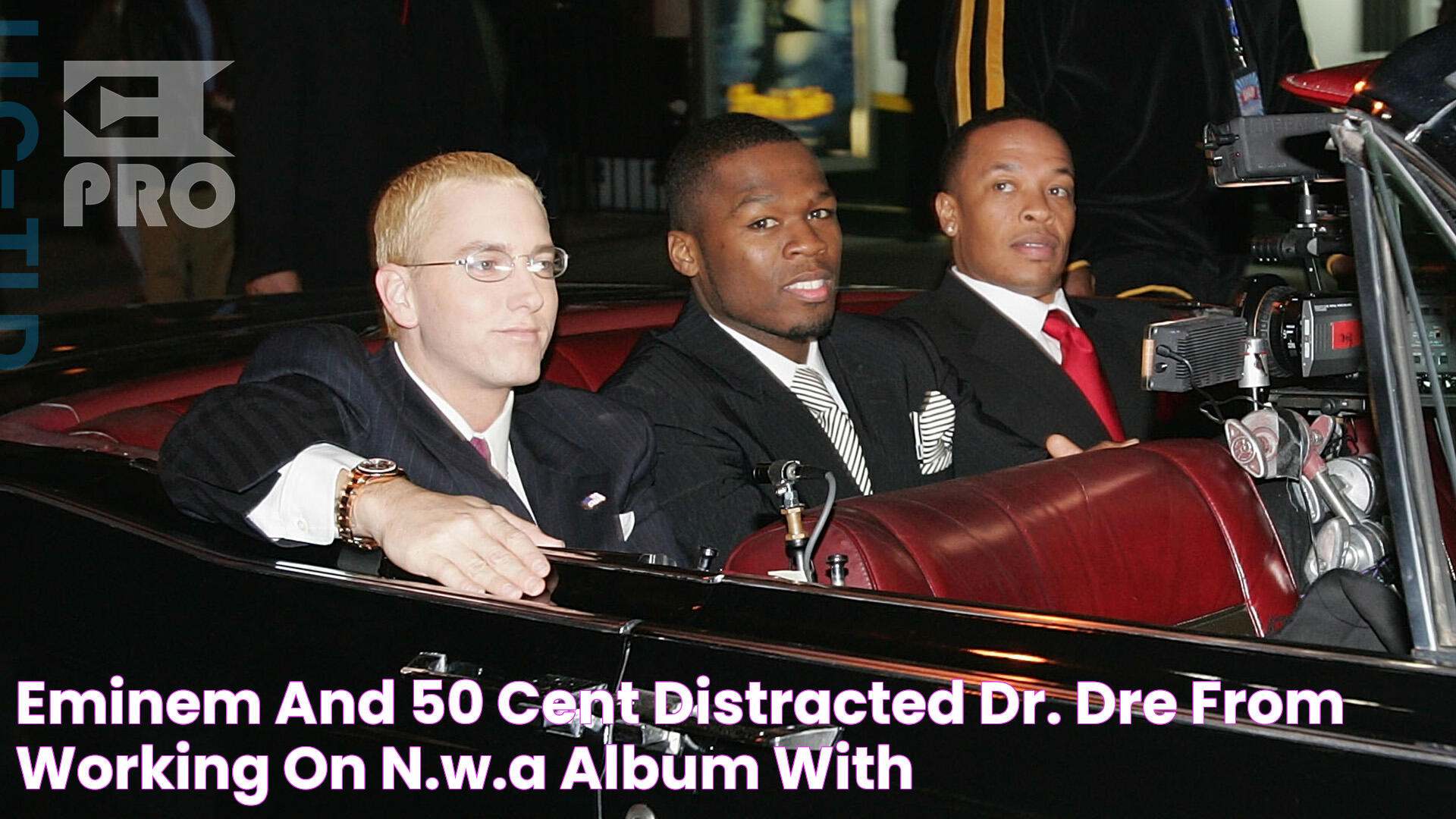 Eminem and 50 Cent Distracted Dr. Dre From Working on N.W.A Album With