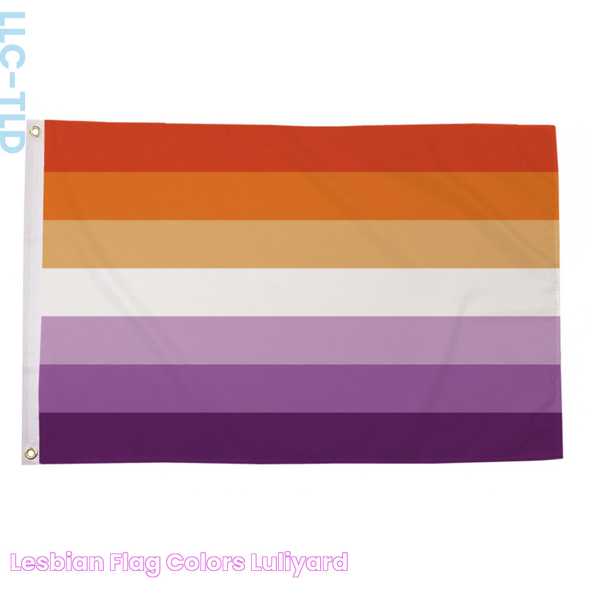 Lesbian flag colors luliyard