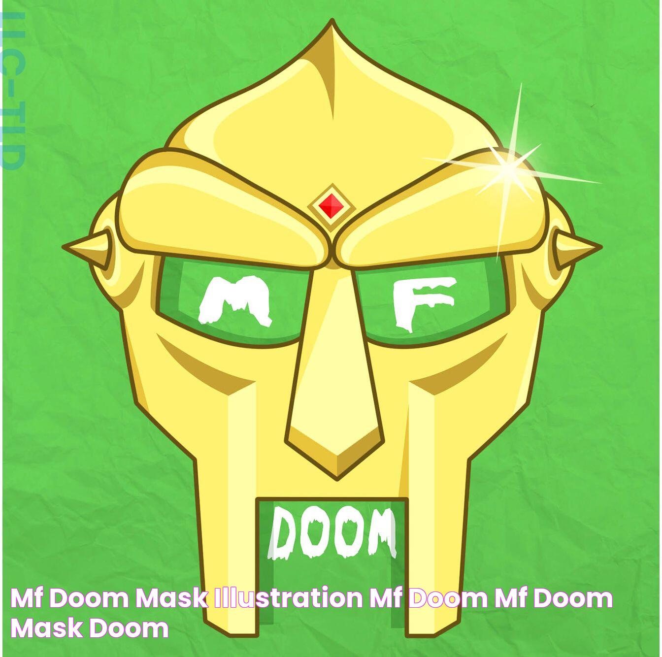 MF DOOM mask illustration Mf doom, Mf doom mask, Doom