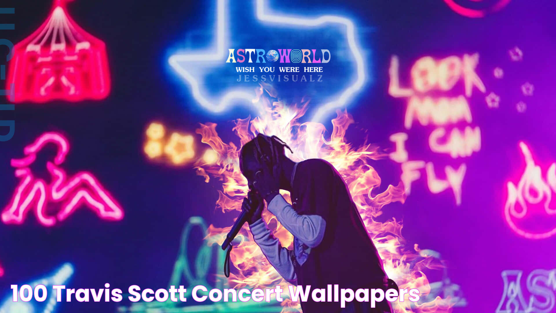 [100+] Travis Scott Concert Wallpapers