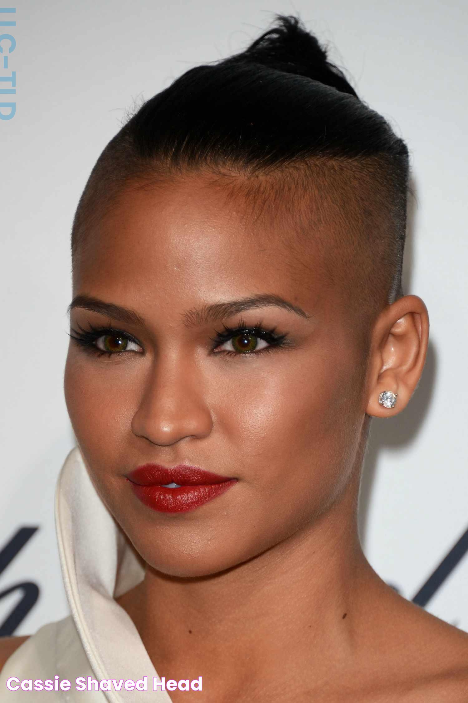 Cassie shaved head