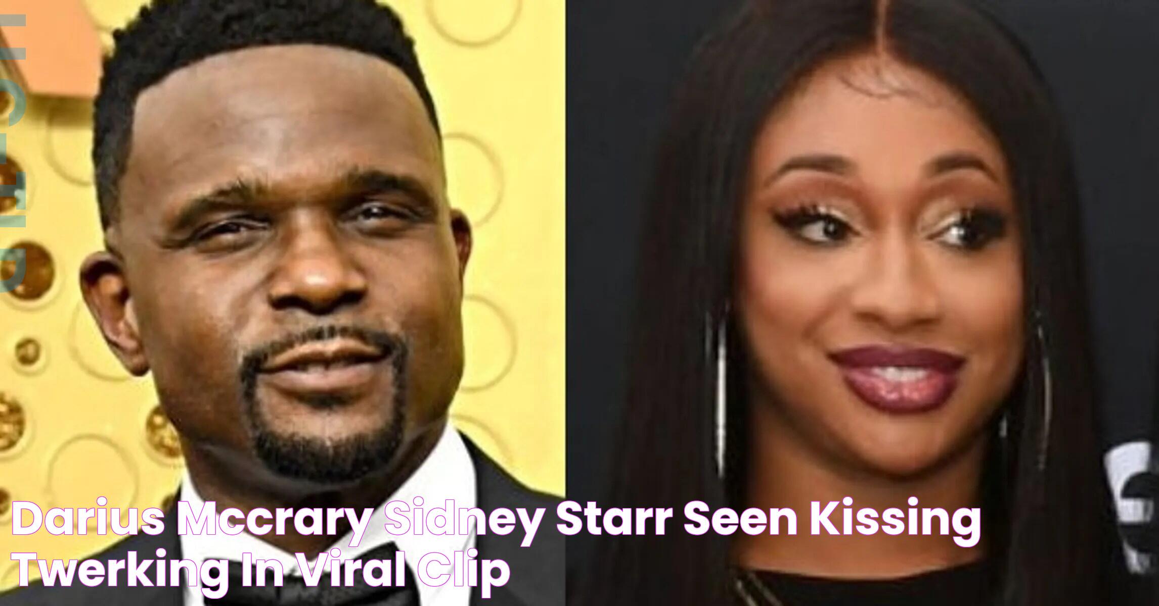 Exploring The Dynamic Connection: Darius McCrary And Sidney Starr