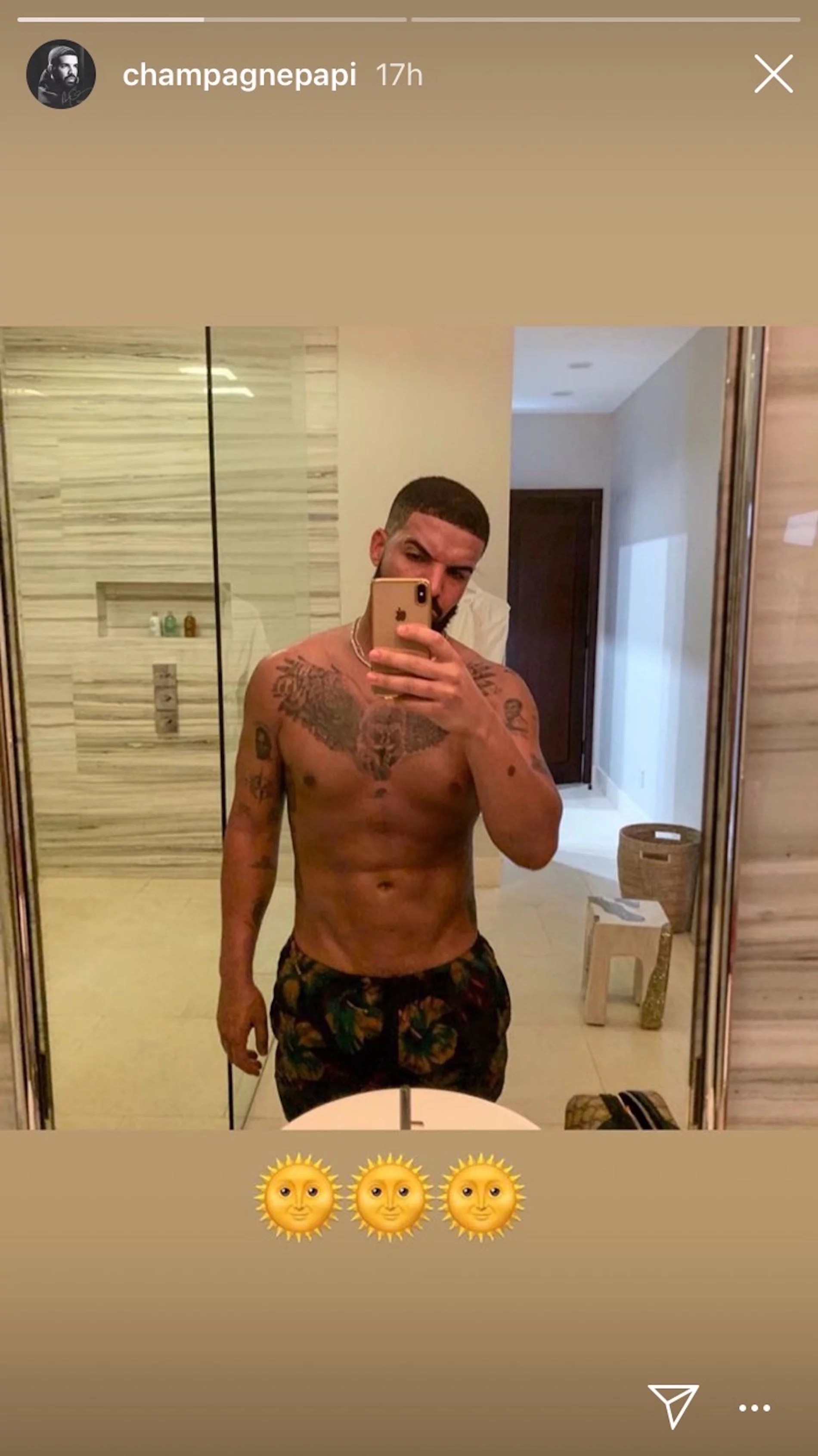 A LOOK AT DRAKE'S PHYSIQUENATURAL?? OR NOT?????