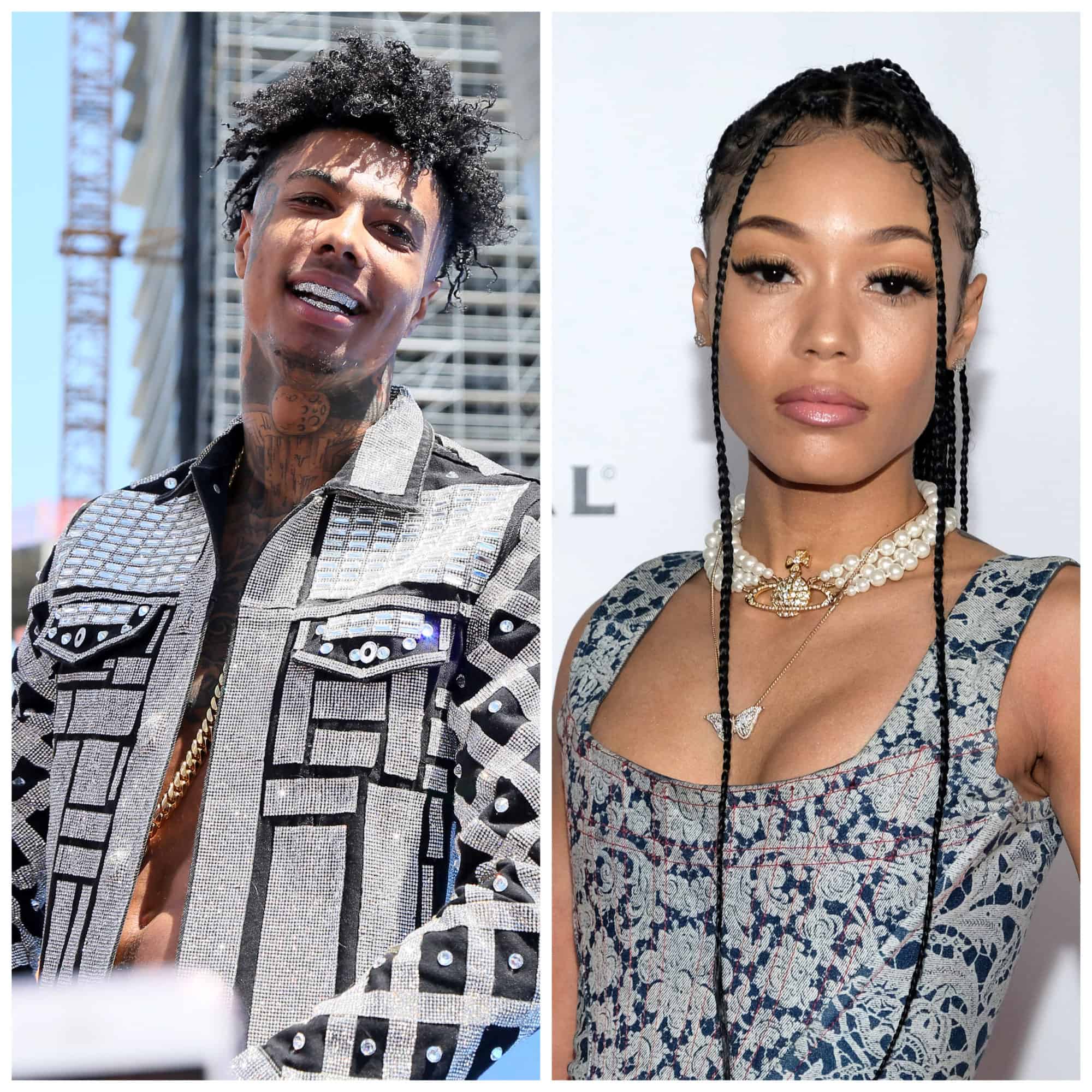 Blueface Spotted On Lunch Date With Benzino’s Daughter Rapper Coi Leray