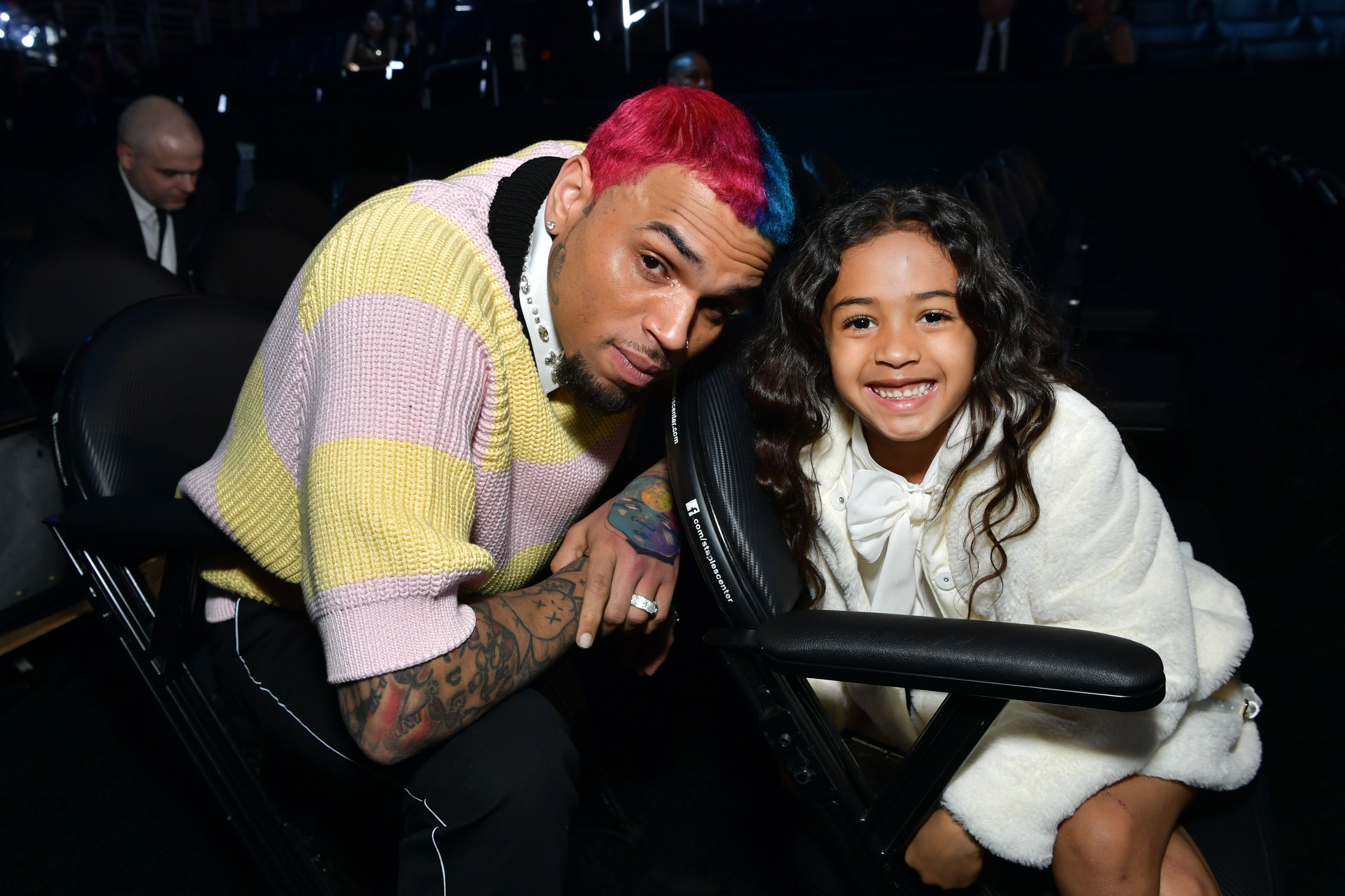 Chris Brown's LookAlike Daughter Royalty Goes to 1st Grade Wearing a