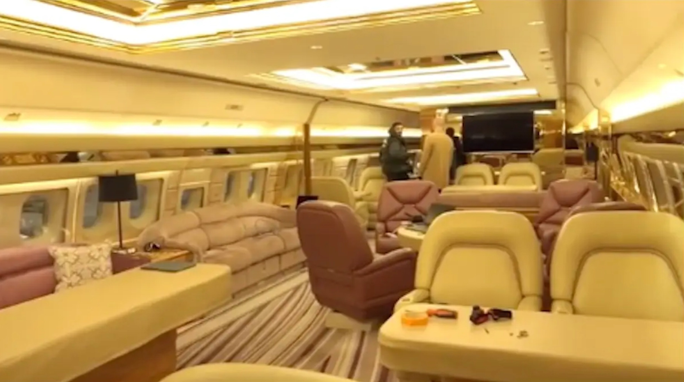 Inside Drake's private jet designed by Virgil Abloh