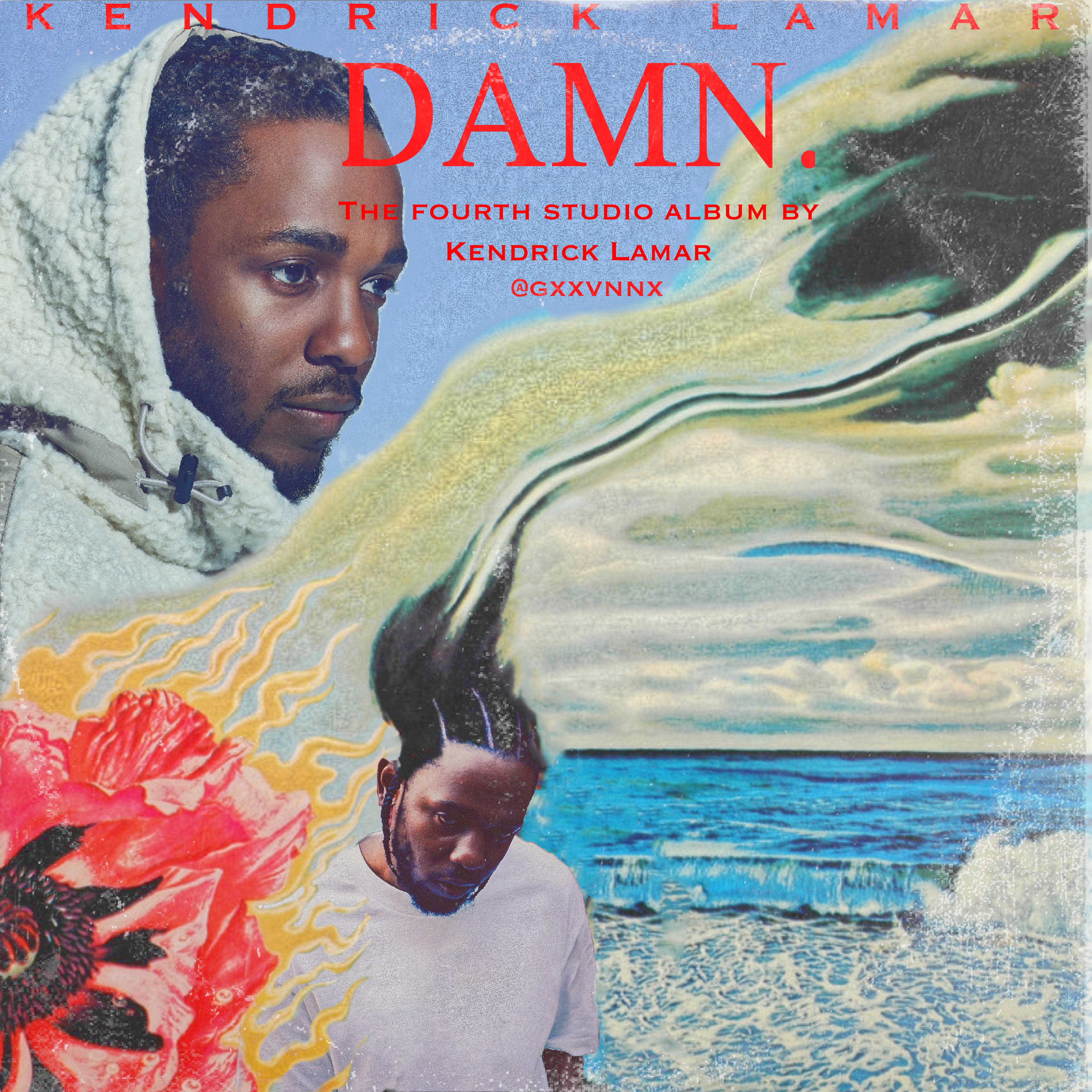 Kendrick Lamar DAMN. Fan Cover by me r/KendrickLamar